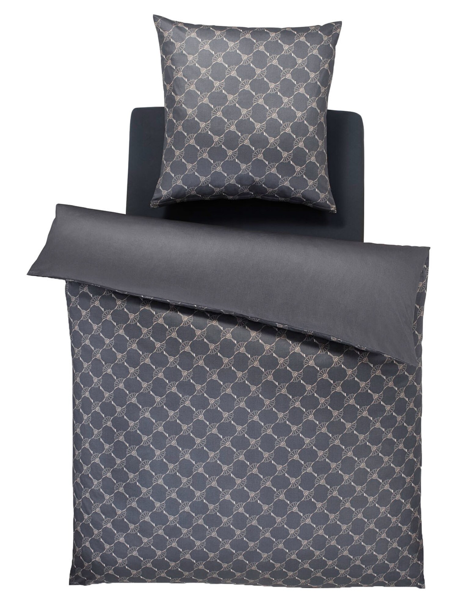 JOOP! Funda de edredón gris