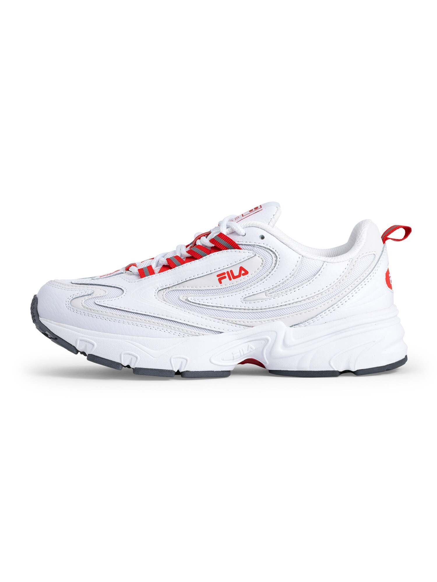 FILA Sneaker low  roșu / alb