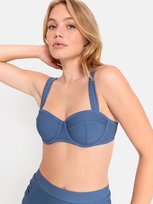 LSCN by LASCANA, Bikini felső 'Gina', kék, 2 kép a 3 közül