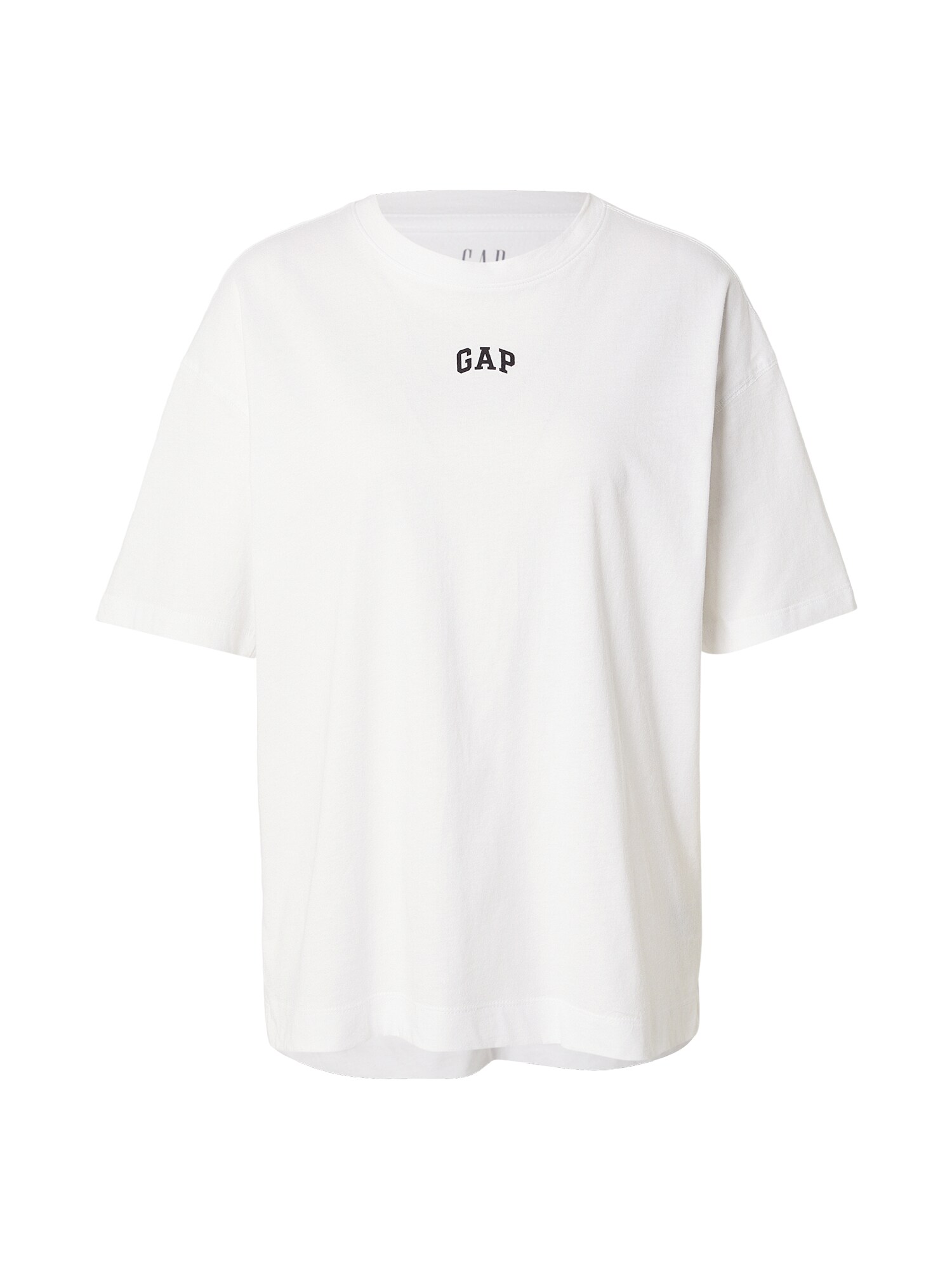 GAP Camiseta talla grande  negro / blanco
