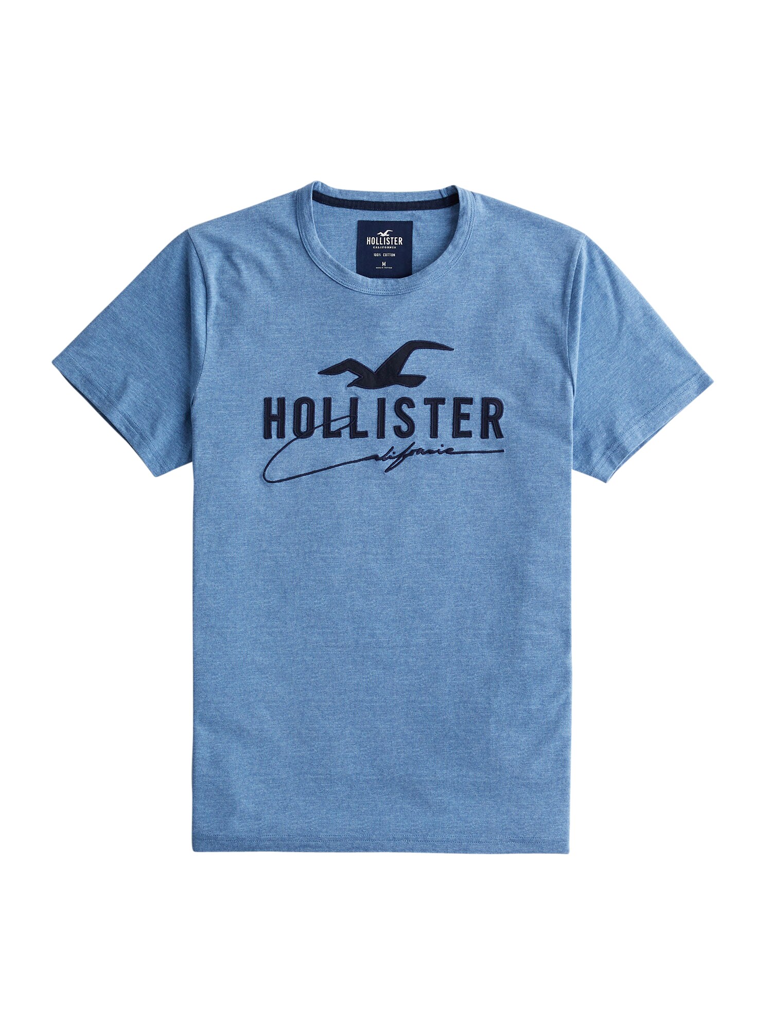 HOLLISTER Marškinėliai 'SS CORE TECH LOGO SOLIDS'  margai mėlyna