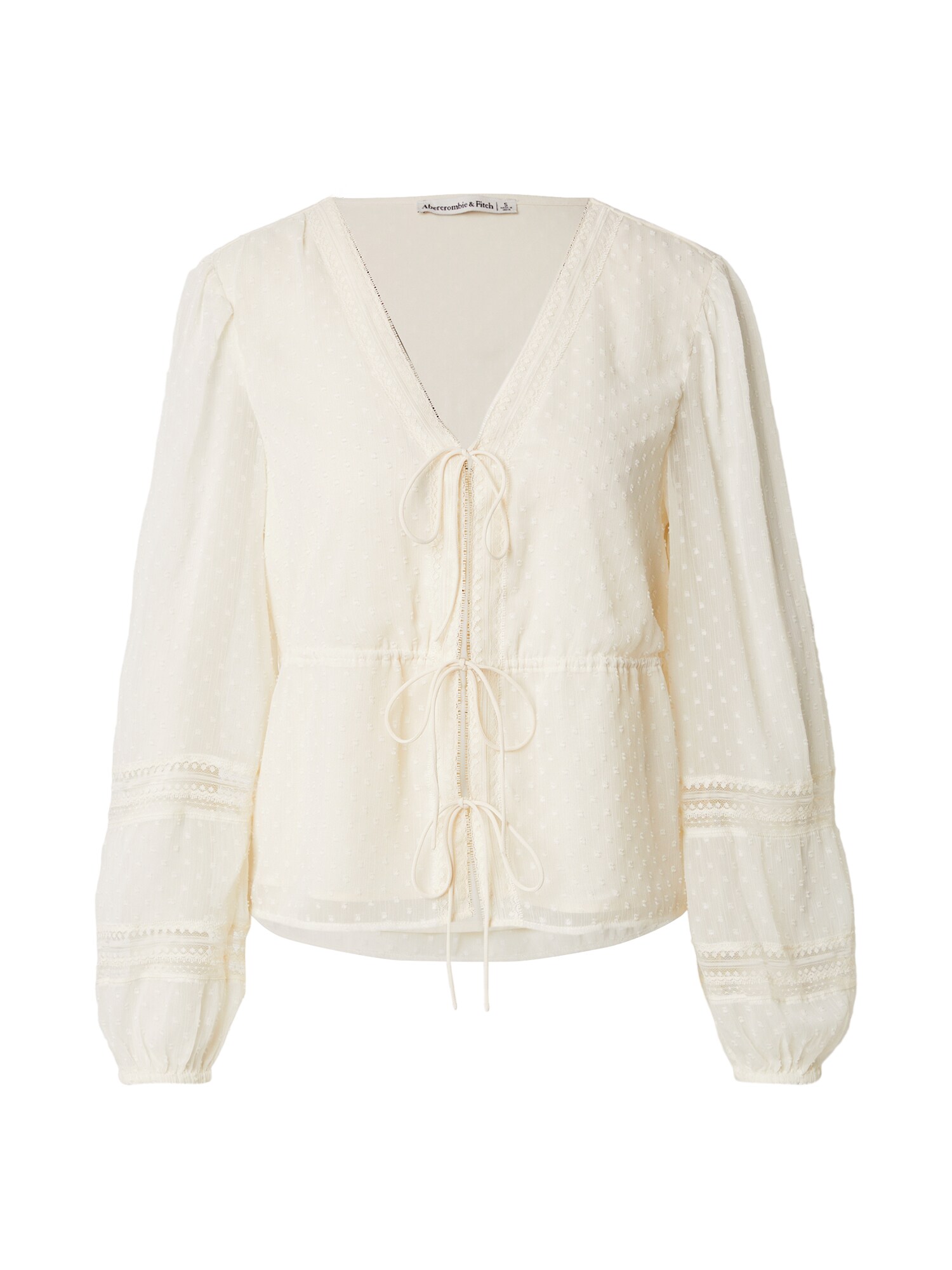 Abercrombie & Fitch Bluză Alb-image