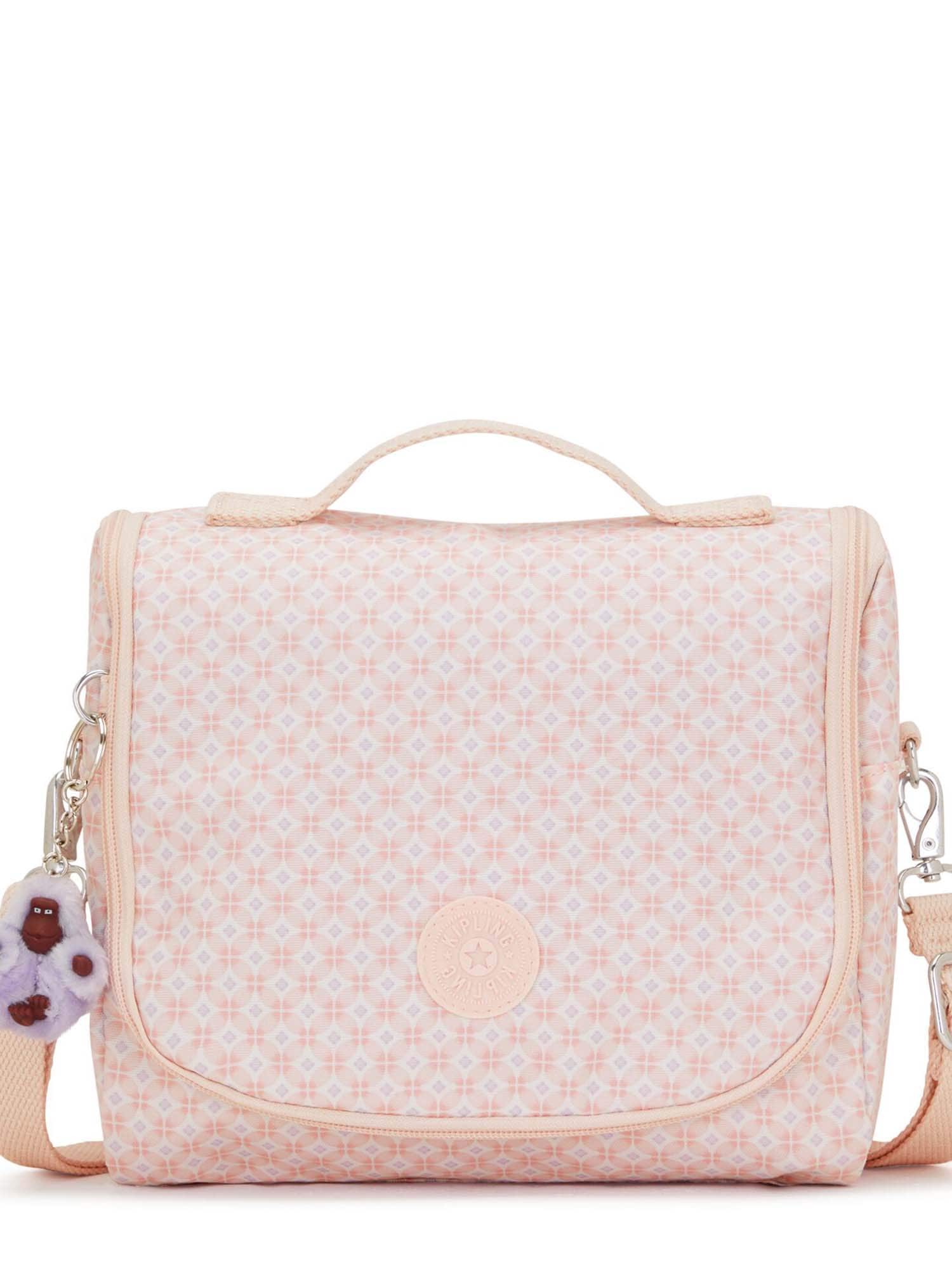 KIPLING Geantă de umăr New Kichirou  mov pastel / roz pudră / alb natural