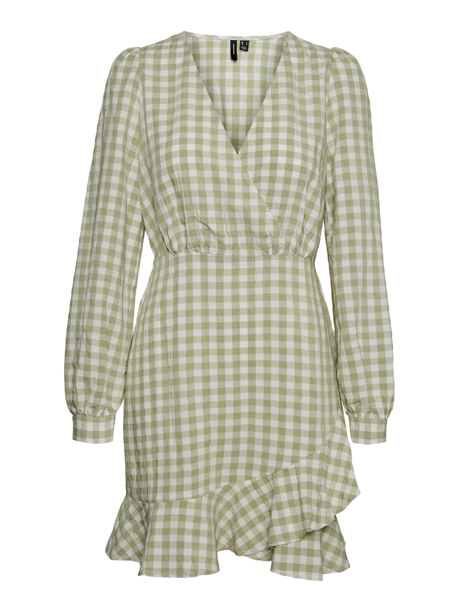 VERO MODA Ruha 'Karma'  khaki / fehér akciós termékkép 1