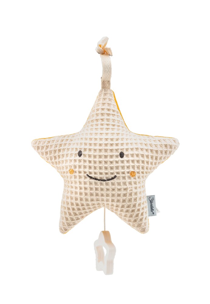 STERNTALER Spieluhr 'Stern' Größe S/XXL ecru / goldgelb