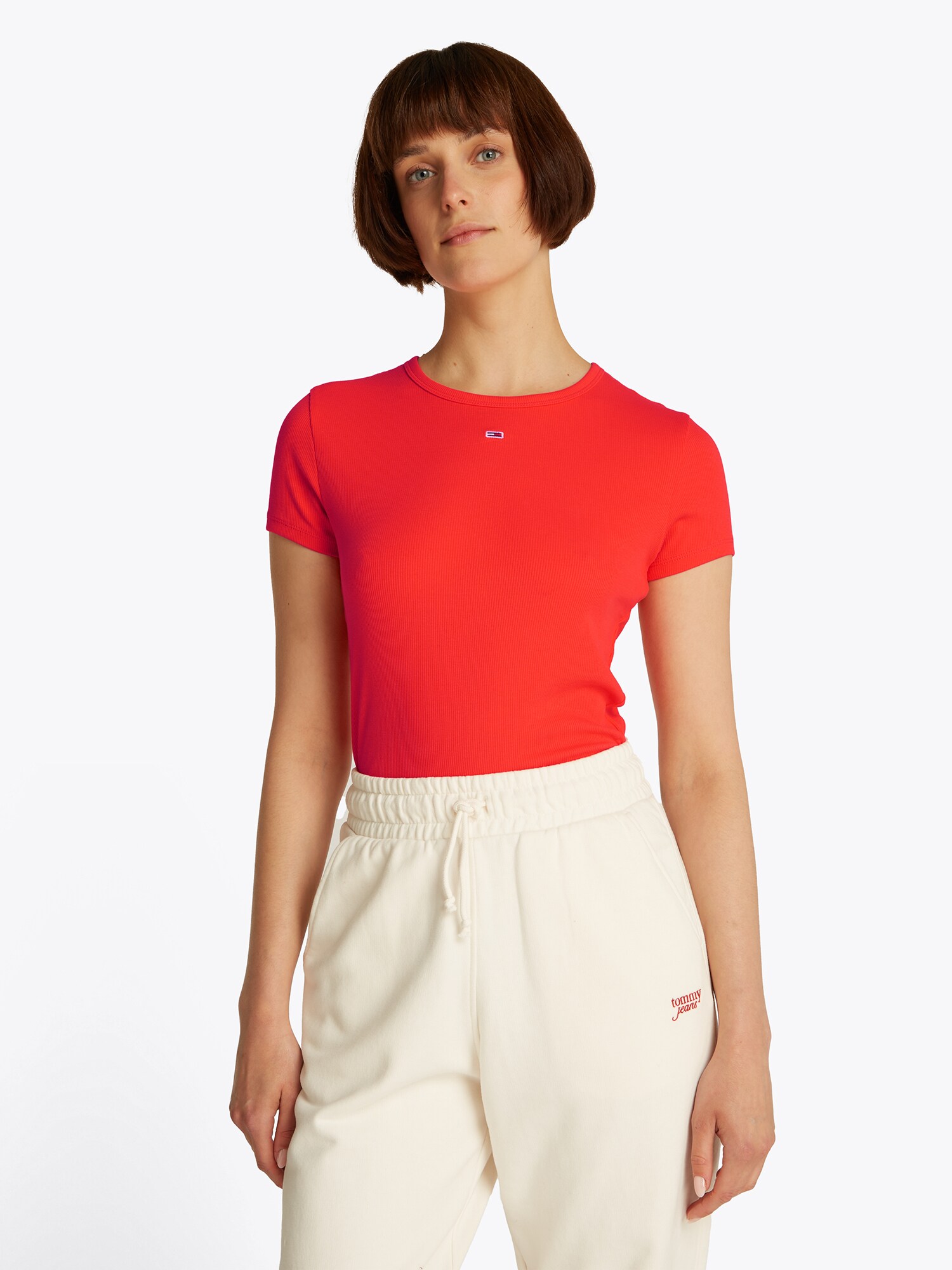 Tommy Jeans Póló 'Essential'  homár termék 2. képe