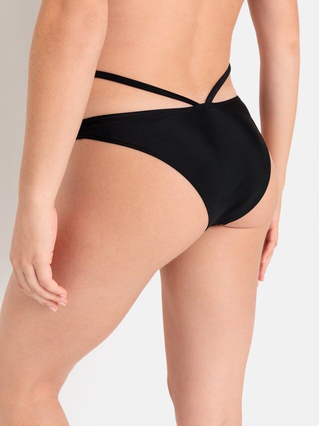 LSCN by LASCANA, Bikini nadrágok 'Gina', fekete, 3 kép a 4 közül