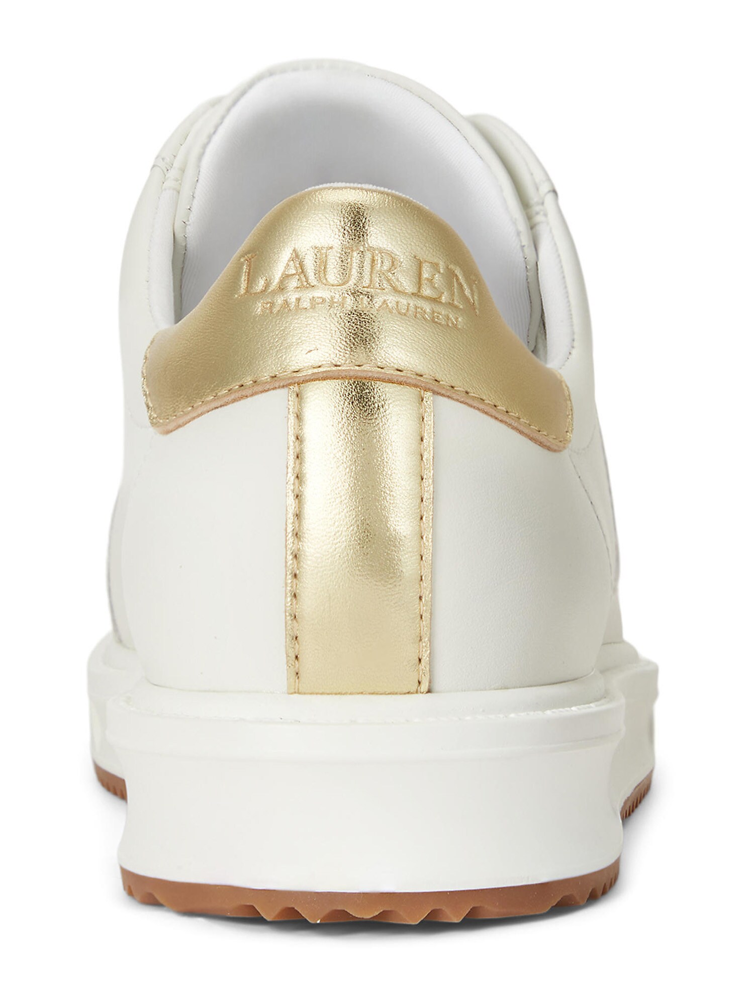 Lauren Ralph Lauren Zapatillas deportivas bajas 'AINSLEY'  oro / blanco – imagen 4