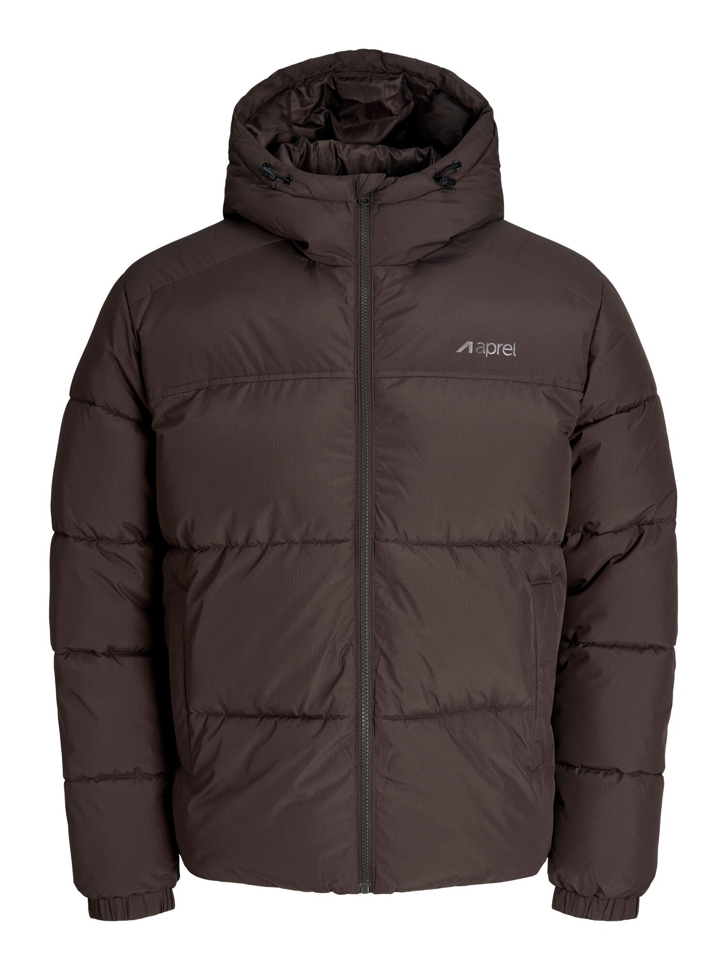 aprel Chaqueta de invierno  marrón oscuro / plata