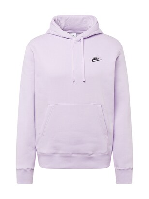 Nike Sportswear Sweatshirt ‘Club Fleece’ Lavendel / Zwart