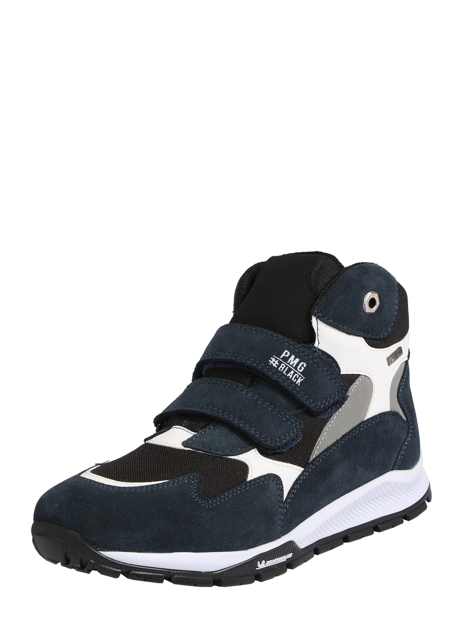 PRIMIGI Sportbačiai 'LAB GTX 64243'  balta / tamsiai mėlyna / juoda / pilka