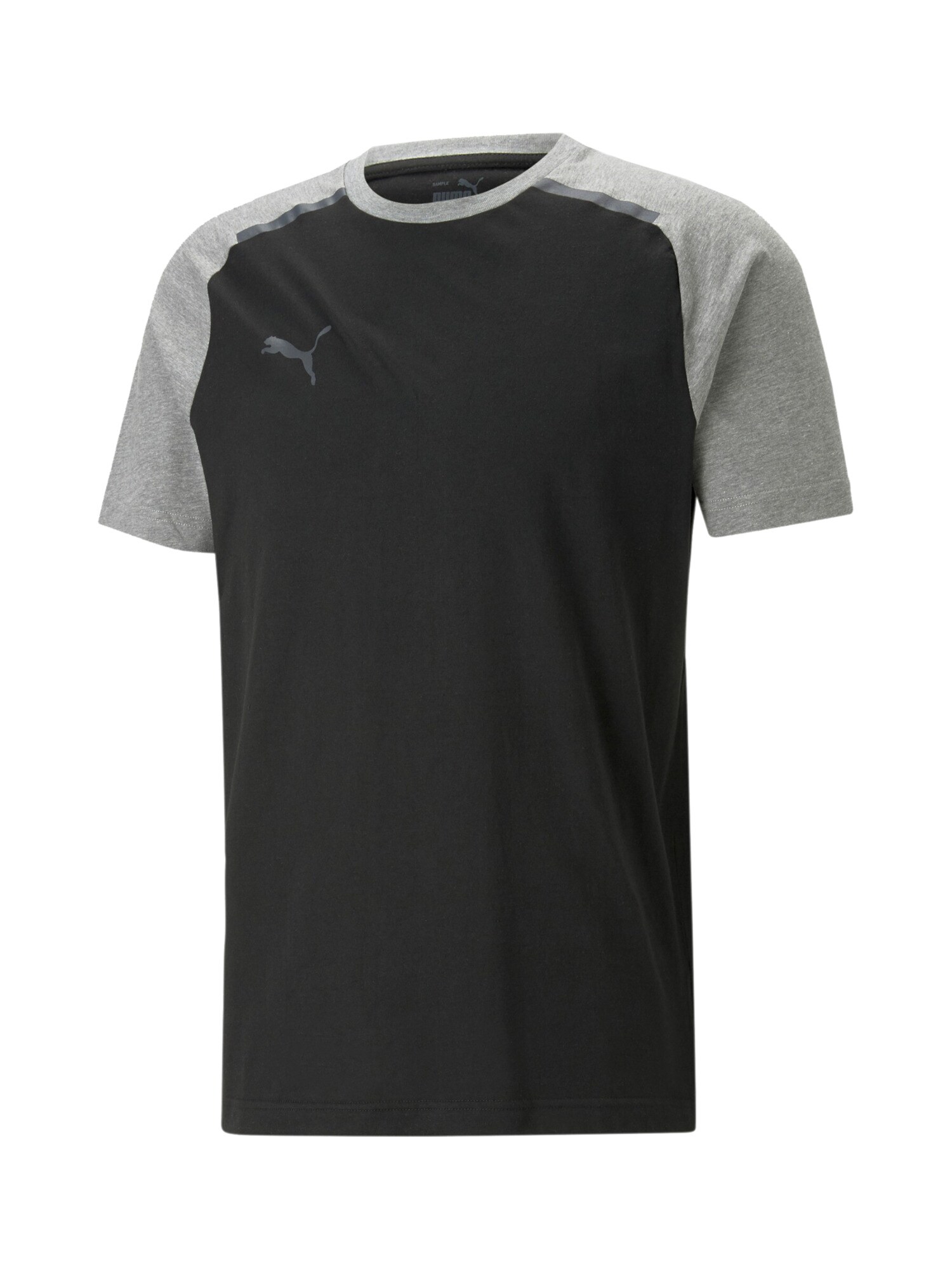 PUMA Tricou funcțional Team CUP  gri amestecat / negru