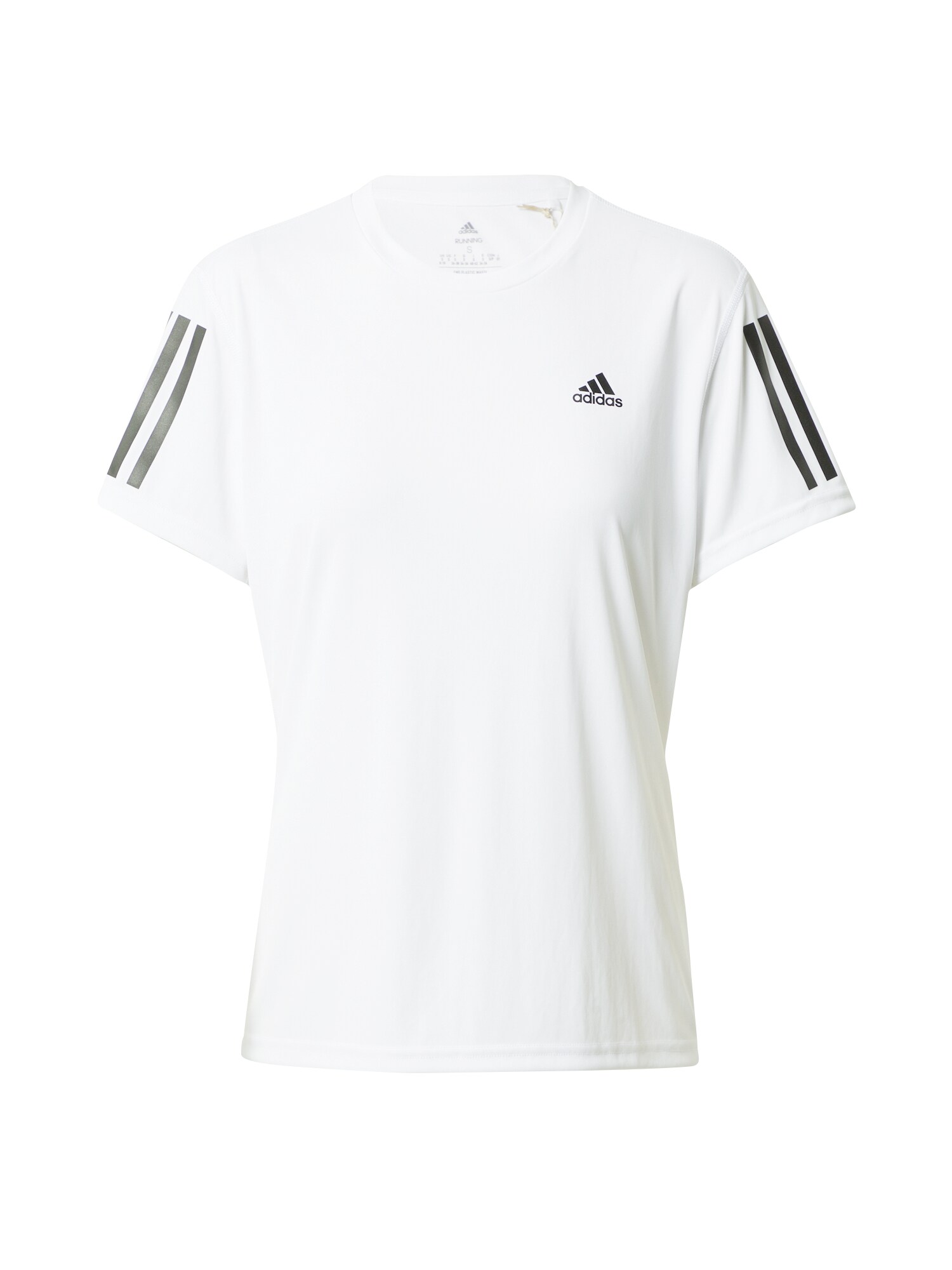 ADIDAS SPORTSWEAR Tricou funcțional 'Own The Run'  negru / alb