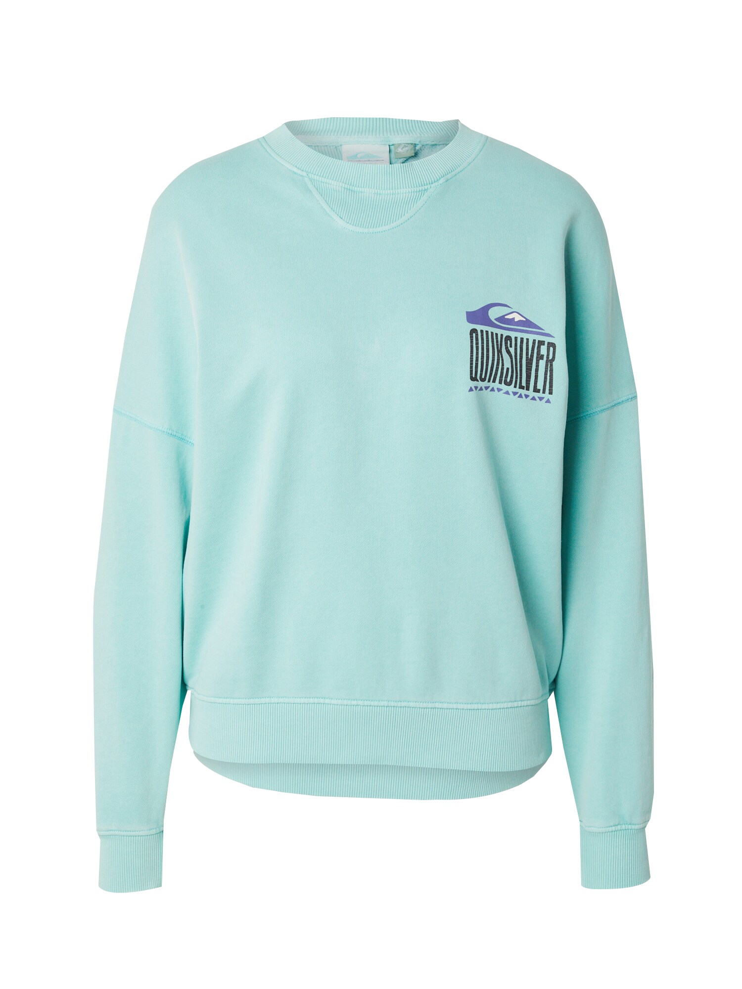QUIKSILVER Tréning póló  vízszín / ibolyakék / fekete akciós termékkép 1