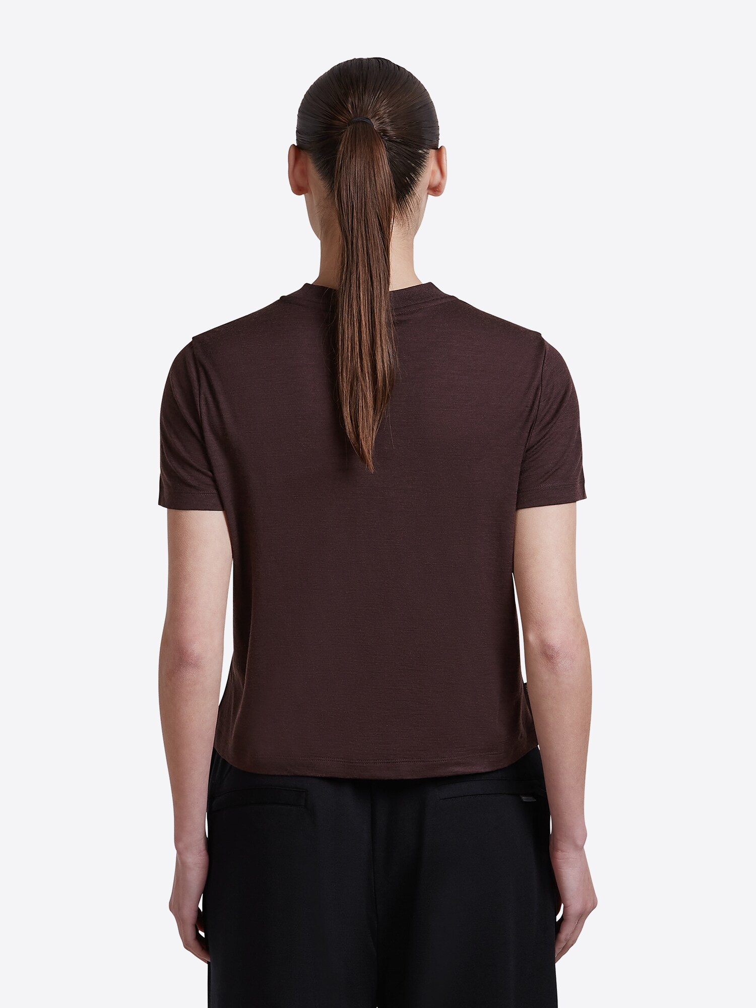 ICEBREAKER Camiseta funcional 'Tech Lite III' chocolate – imagen 3