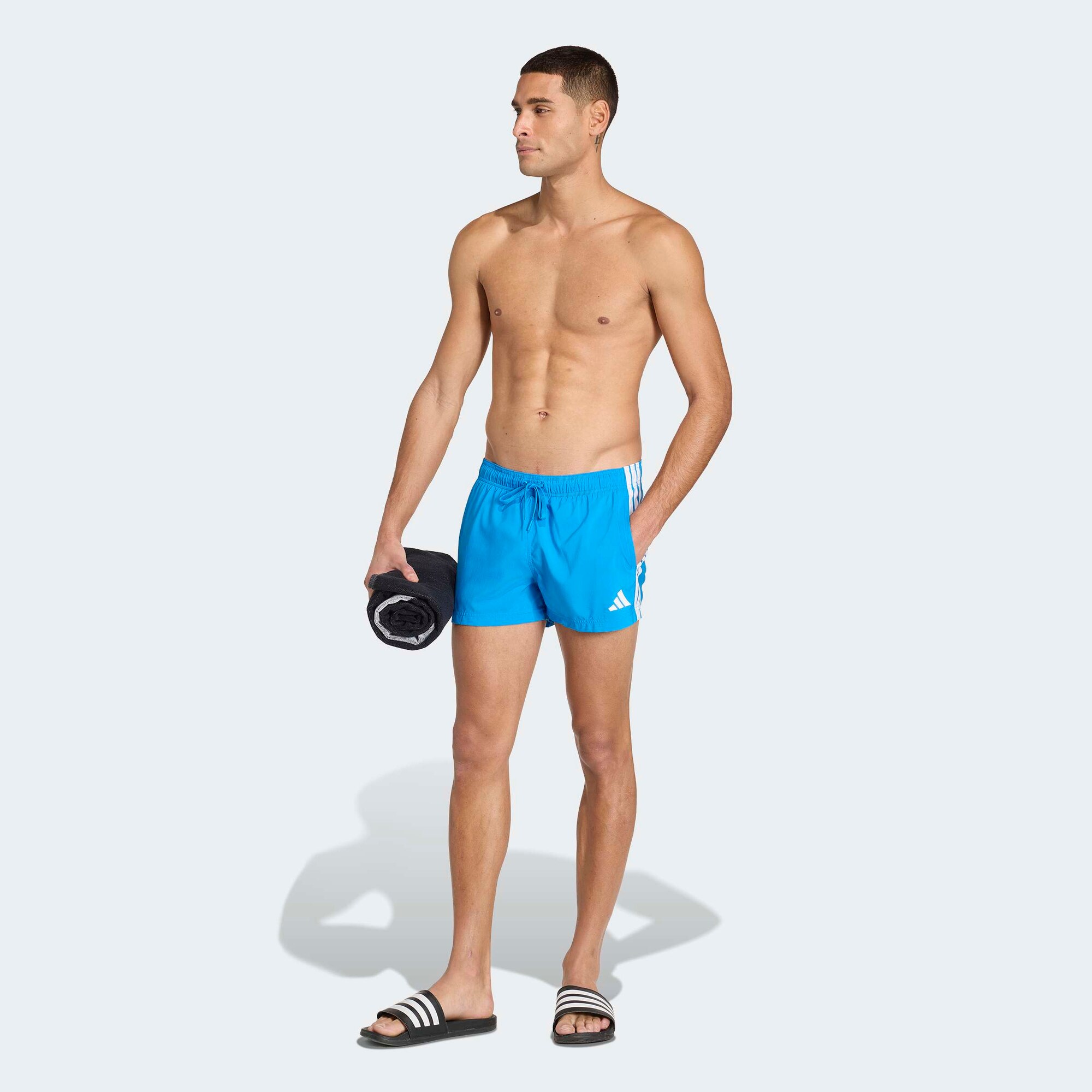 ADIDAS SPORTSWEAR Bermudas aqua / blanco – imagen 3