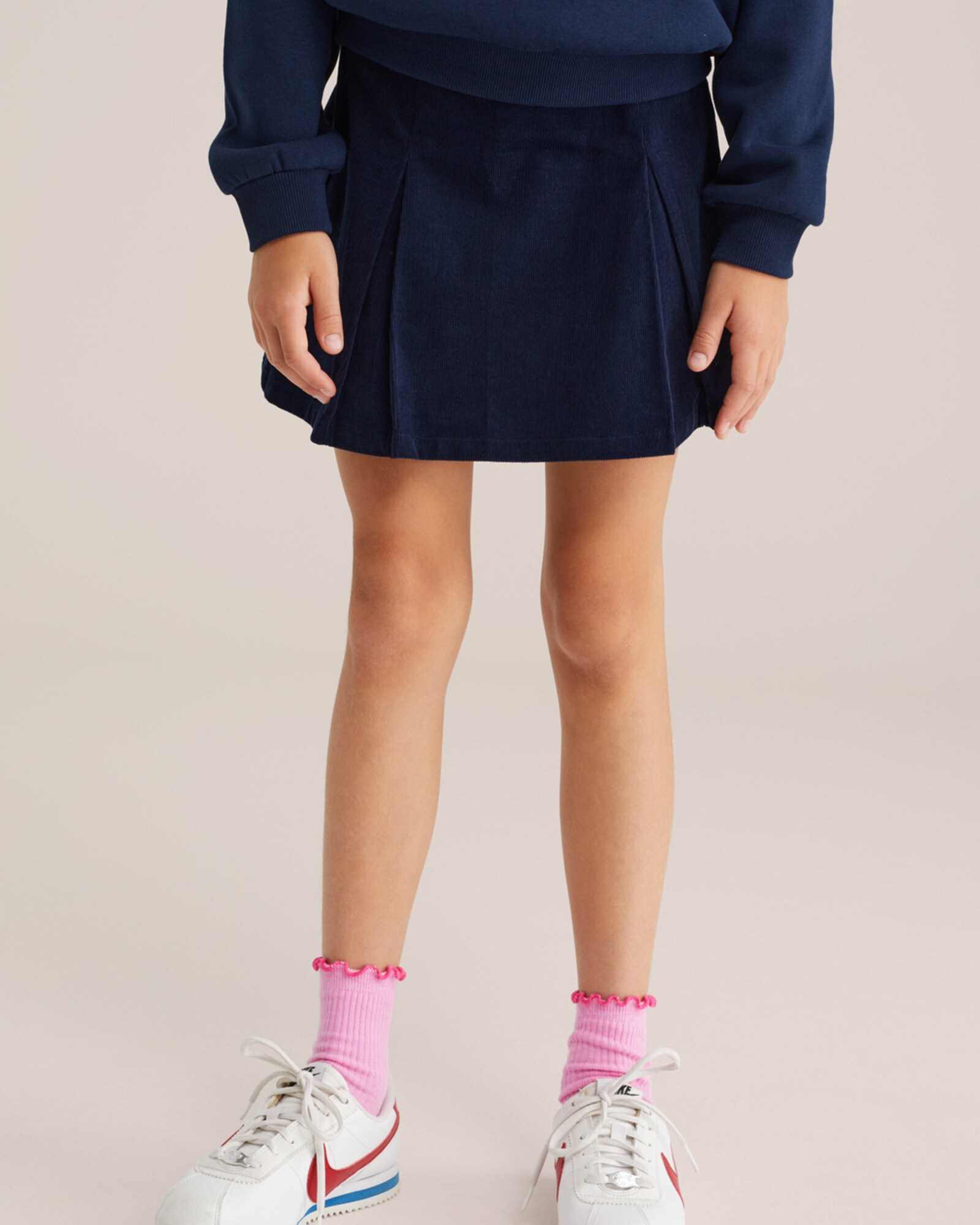 WE Fashion Sukňa tmavomodrá (obrázok 4)