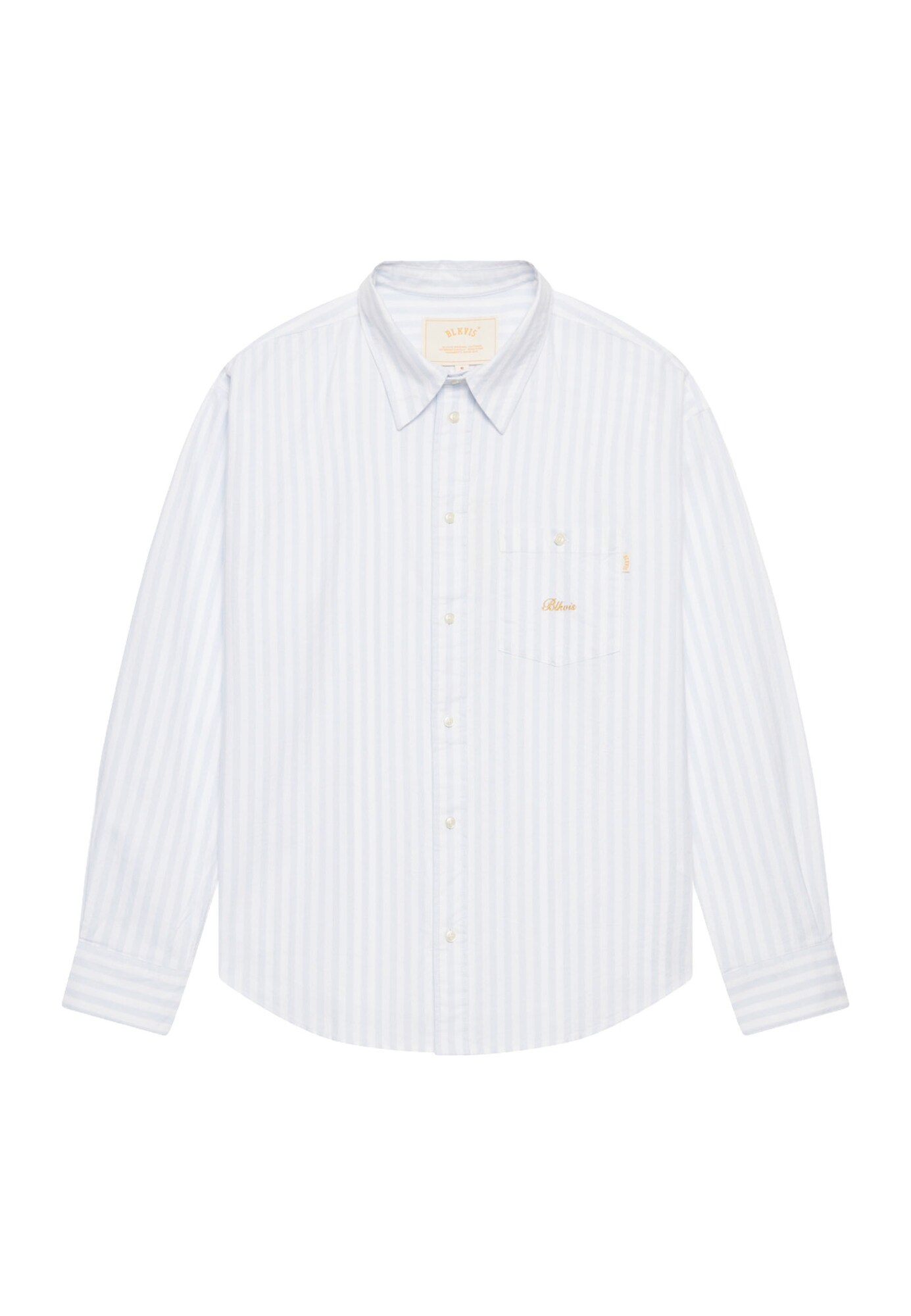 BLKVIS Camisa  azul claro / blanco