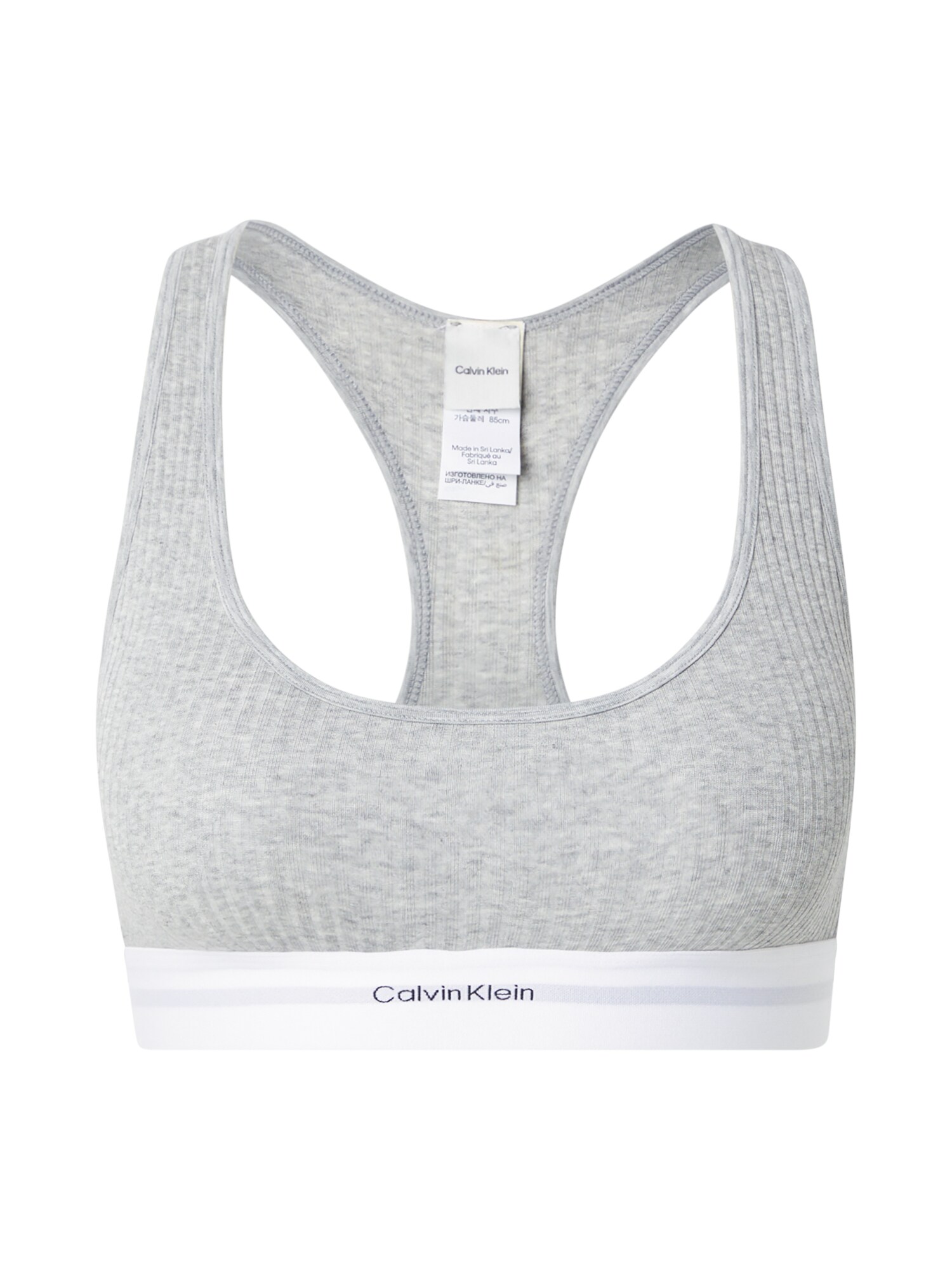 Calvin Klein Underwear Sutien  gri deschis / negru / alb