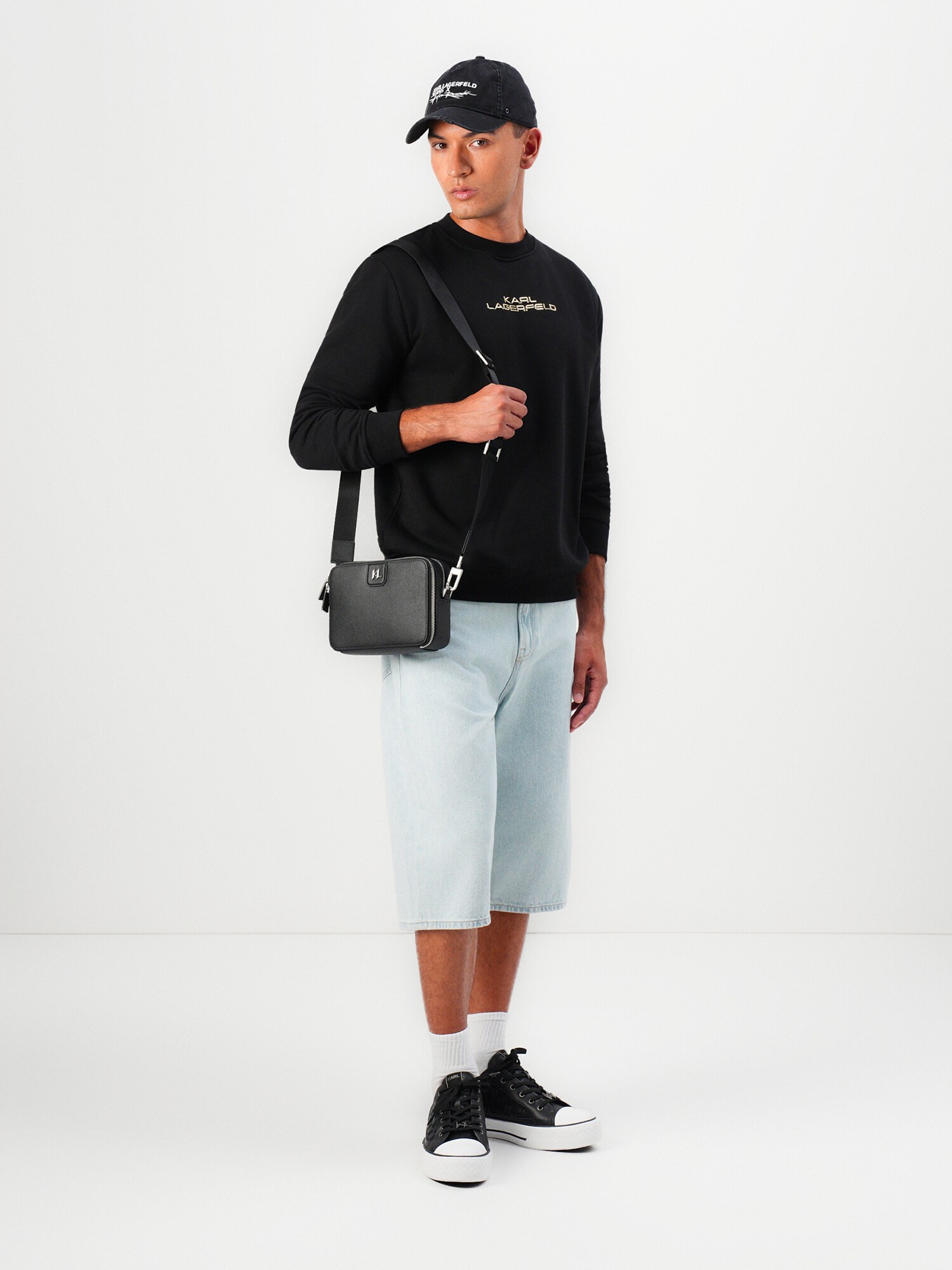 Karl Lagerfeld Sudadera  oro / negro – imagen 12