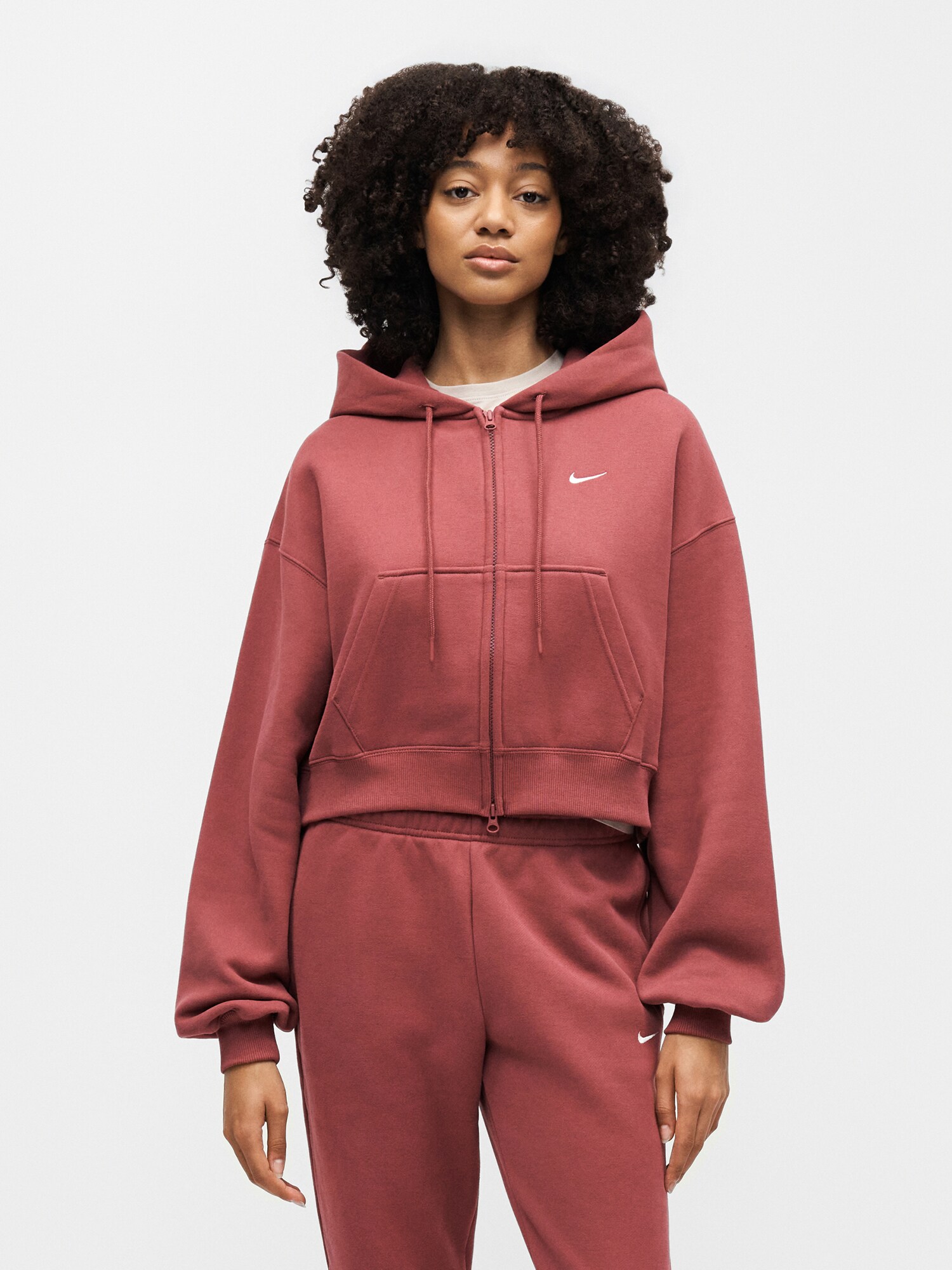 Nike Sportswear Sudadera con cremallera 'STDO'  rosa oscuro – imagen 4