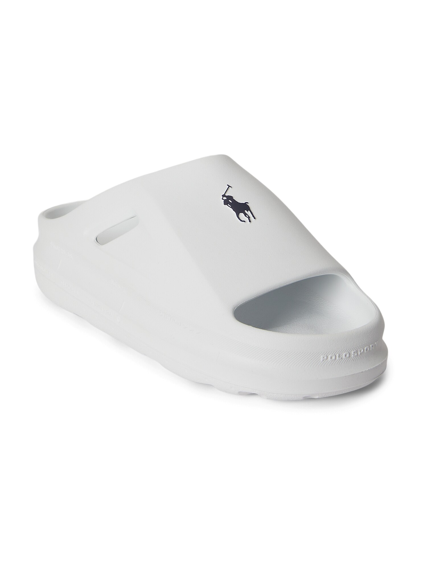 Polo Ralph Lauren Nizki natikači 'SABER'  mornarska / bela