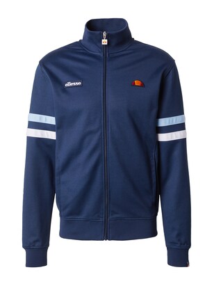 Ellesse Sweatvest ‘Roma Track Top’ Blauw / Donkerblauw / Oranje / Wit