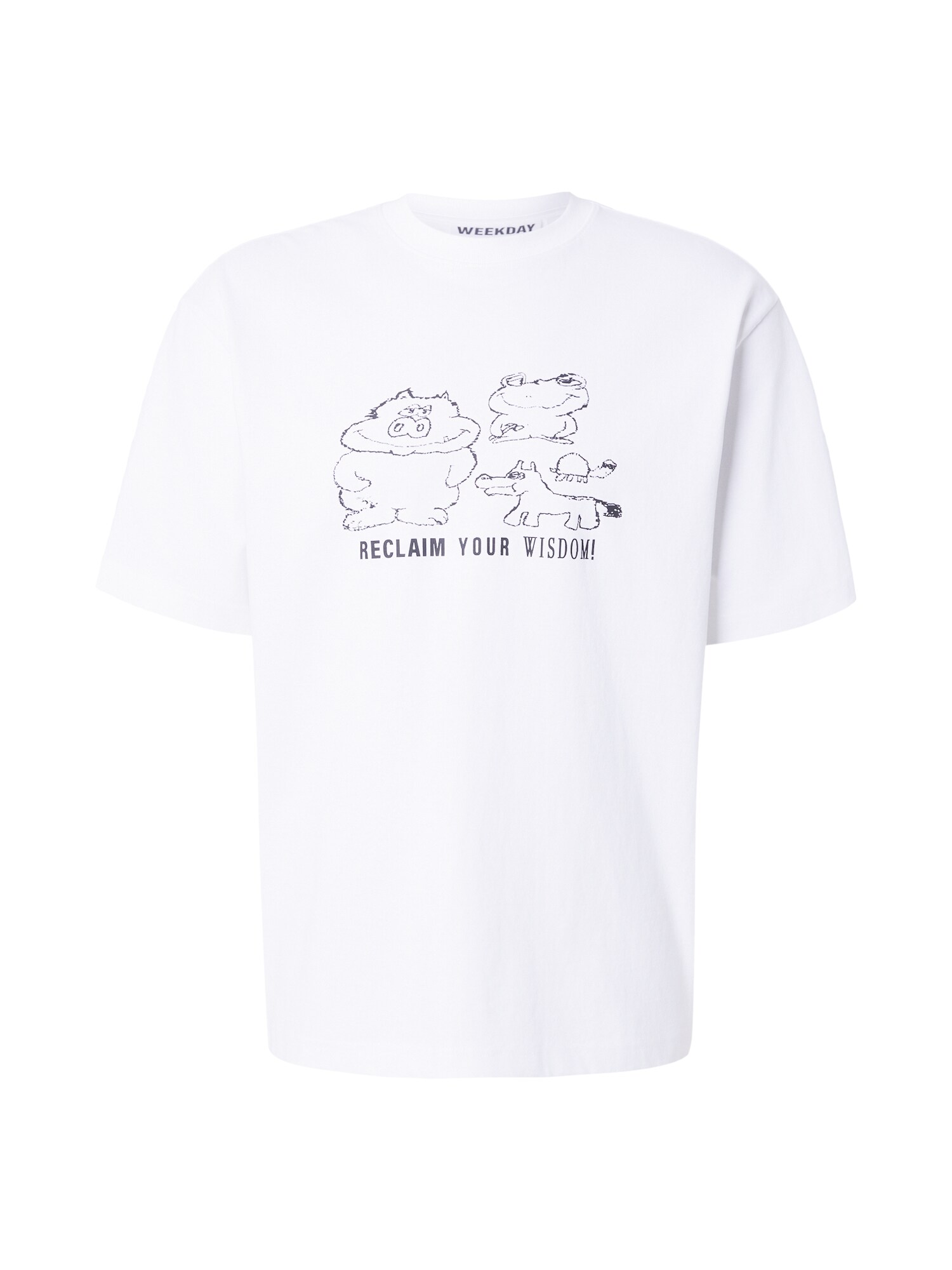 WEEKDAY: pentru bărbați tricou cu material premium