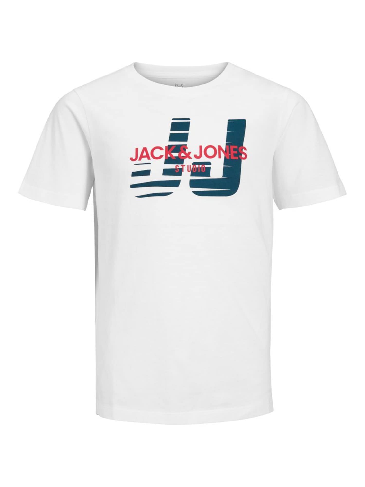 Jack & Jones Junior Тениска  синьо / червено / бяло