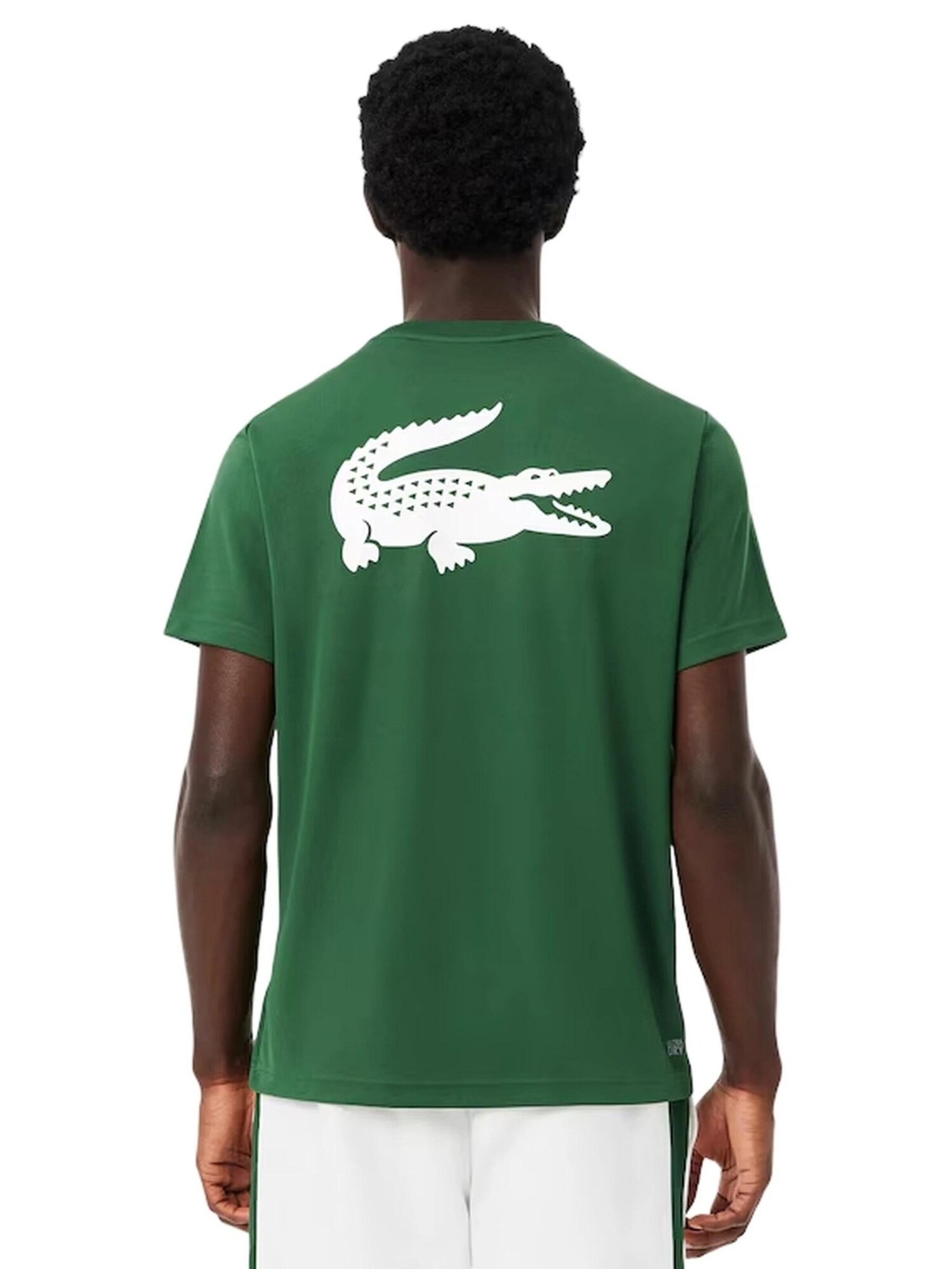 LACOSTE Camiseta 'Camiseta lacoste verde back croco ultra dry tee'  verde – imagen 2