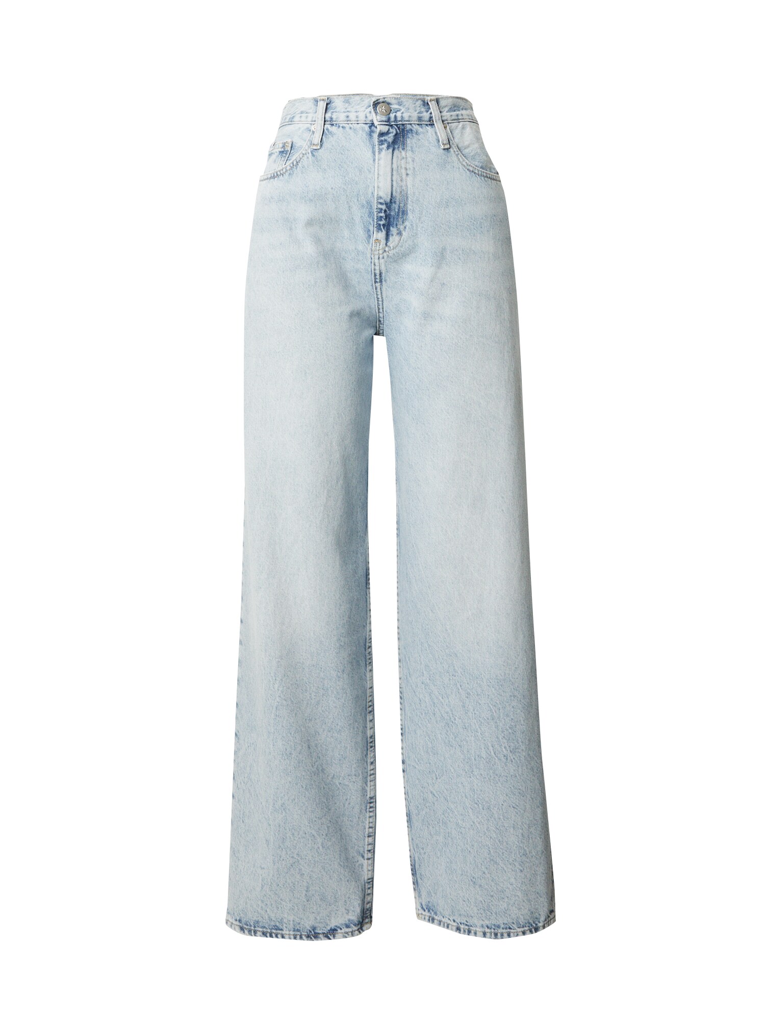 Calvin Klein Jeans Džínsy 'HIGH RISE RELAXED'  svetlomodrá