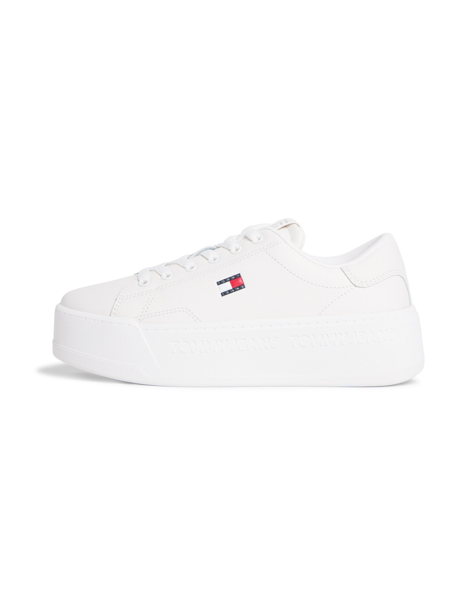 Tommy Jeans Zapatillas deportivas bajas 'Platform Cupsole With'  navy / rojo vivo / blanco