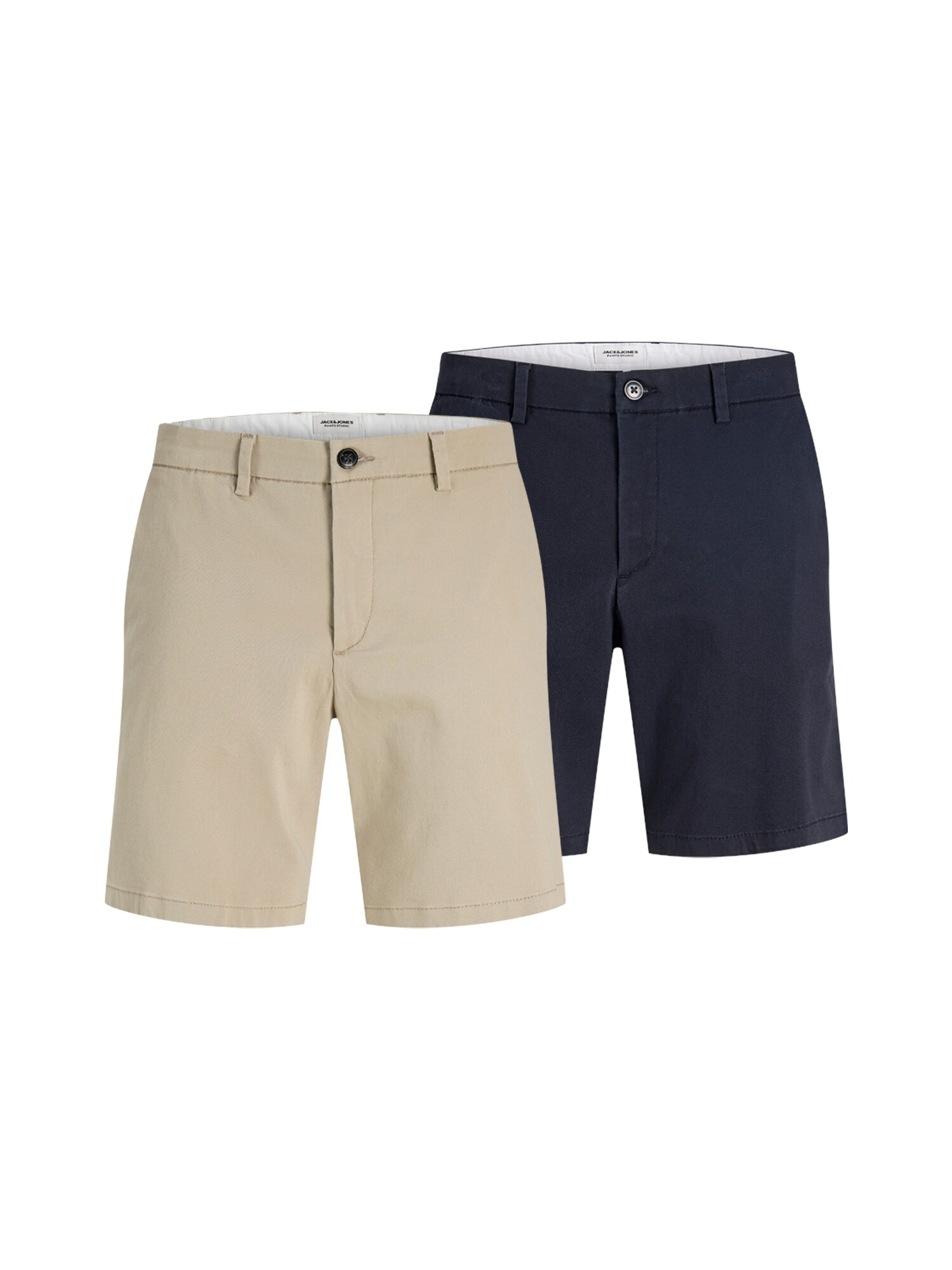 JACK & JONES Pantaloni eleganți 'JPSTMARCO DYLAN'  bej deschis / bleumarin
