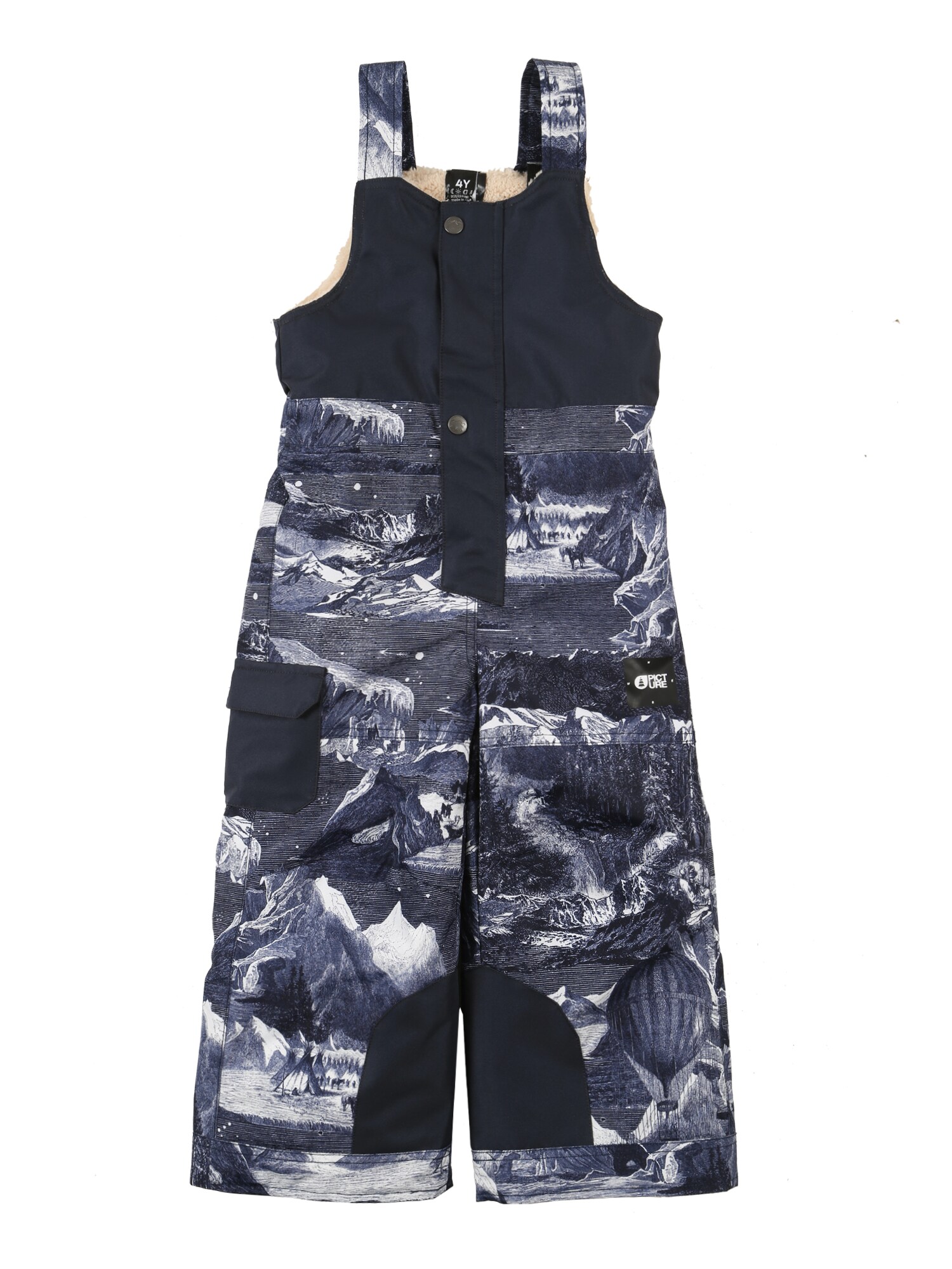 Picture Organic Clothing Laisvalaikio kelnės 'SNOWY PT'  mišrios spalvos / nakties mėlyna