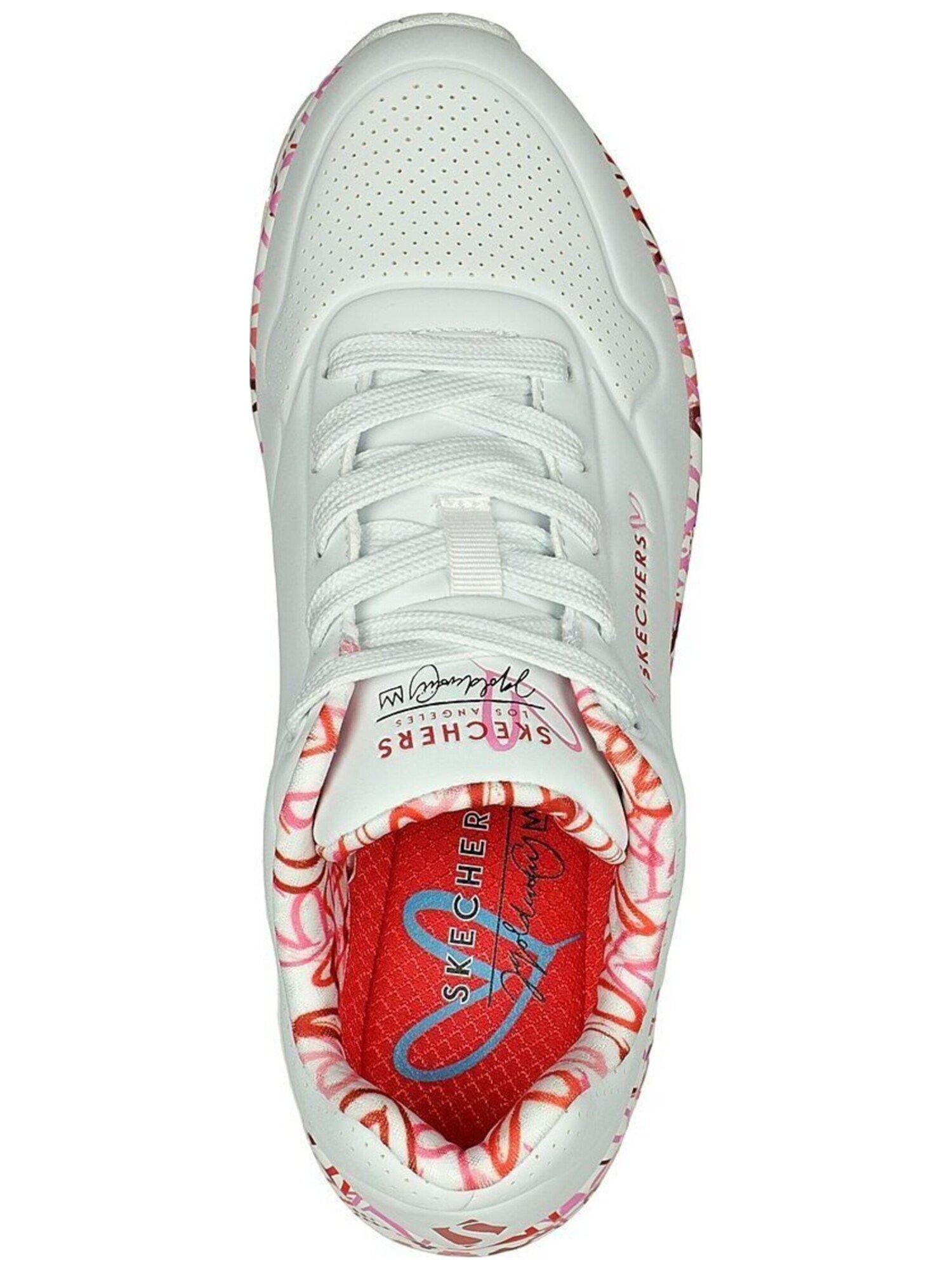 SKECHERS Zapatillas deportivas bajas 'Uno-Loving Love'  rosa / rojo / blanco – imagen 4