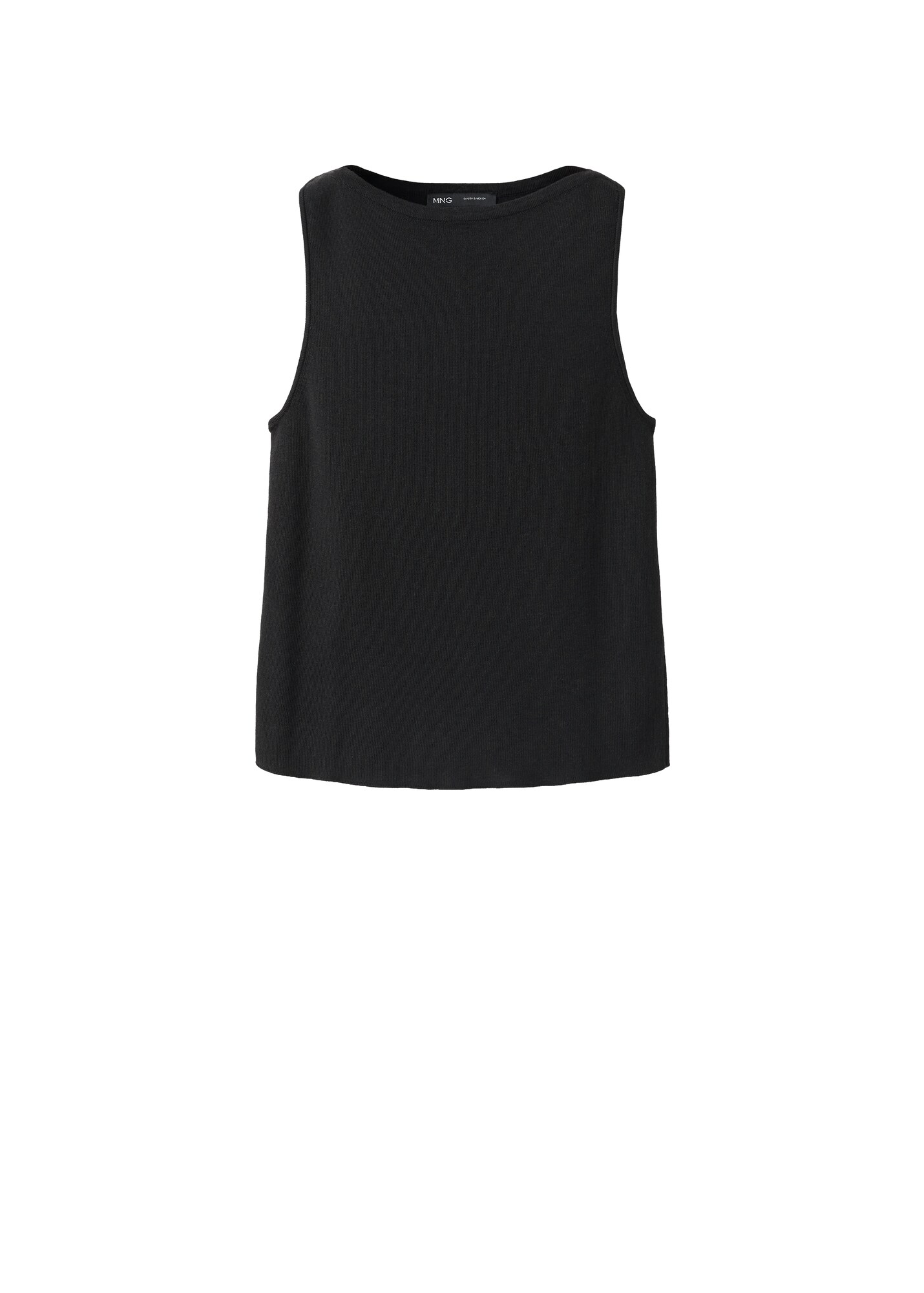 MANGO Top brodat SUENYO negru