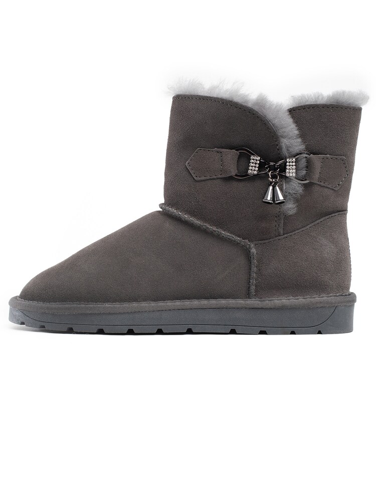 Gooce Snowboots 'Polly' Damen Größe 41 stone / dunkelgrau Winterschuhe