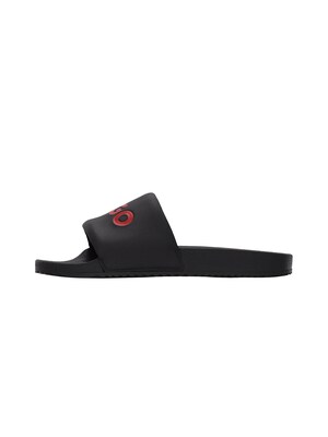HUGO Zapatos abiertos 'Timein'  rojo / negro