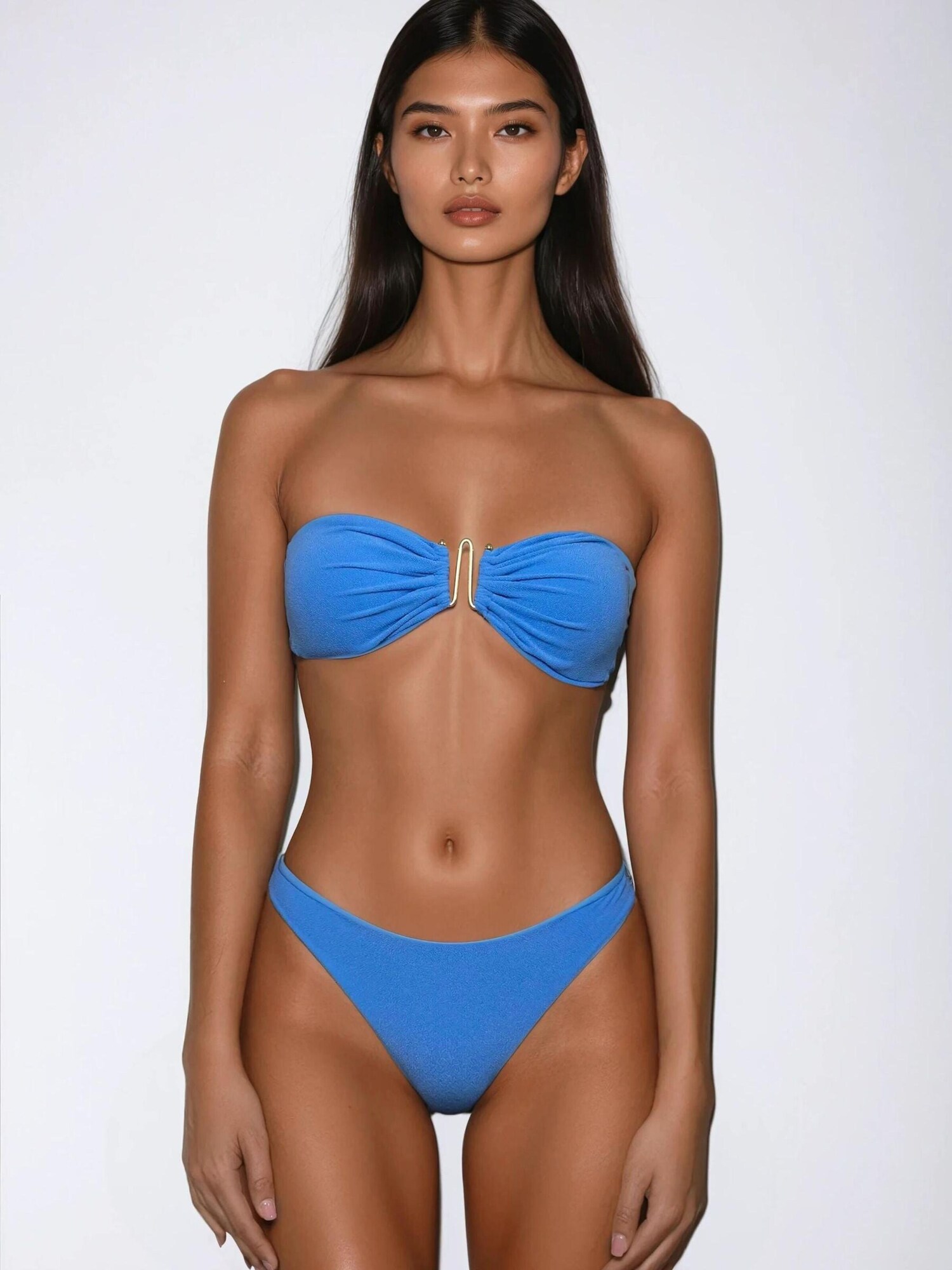 Flavia Valentini Bikini 'Selene Bandeau Bikini – Azzurro' azul real