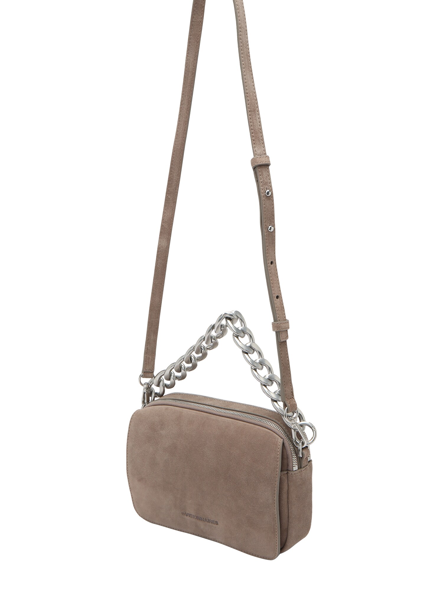 Les Visionnaires Malas de tiracolo 'EMILY'  taupe / prata