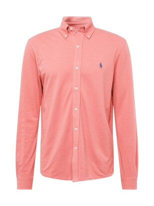 Polo Ralph Lauren Overhemd Blauw / Watermeloen rood