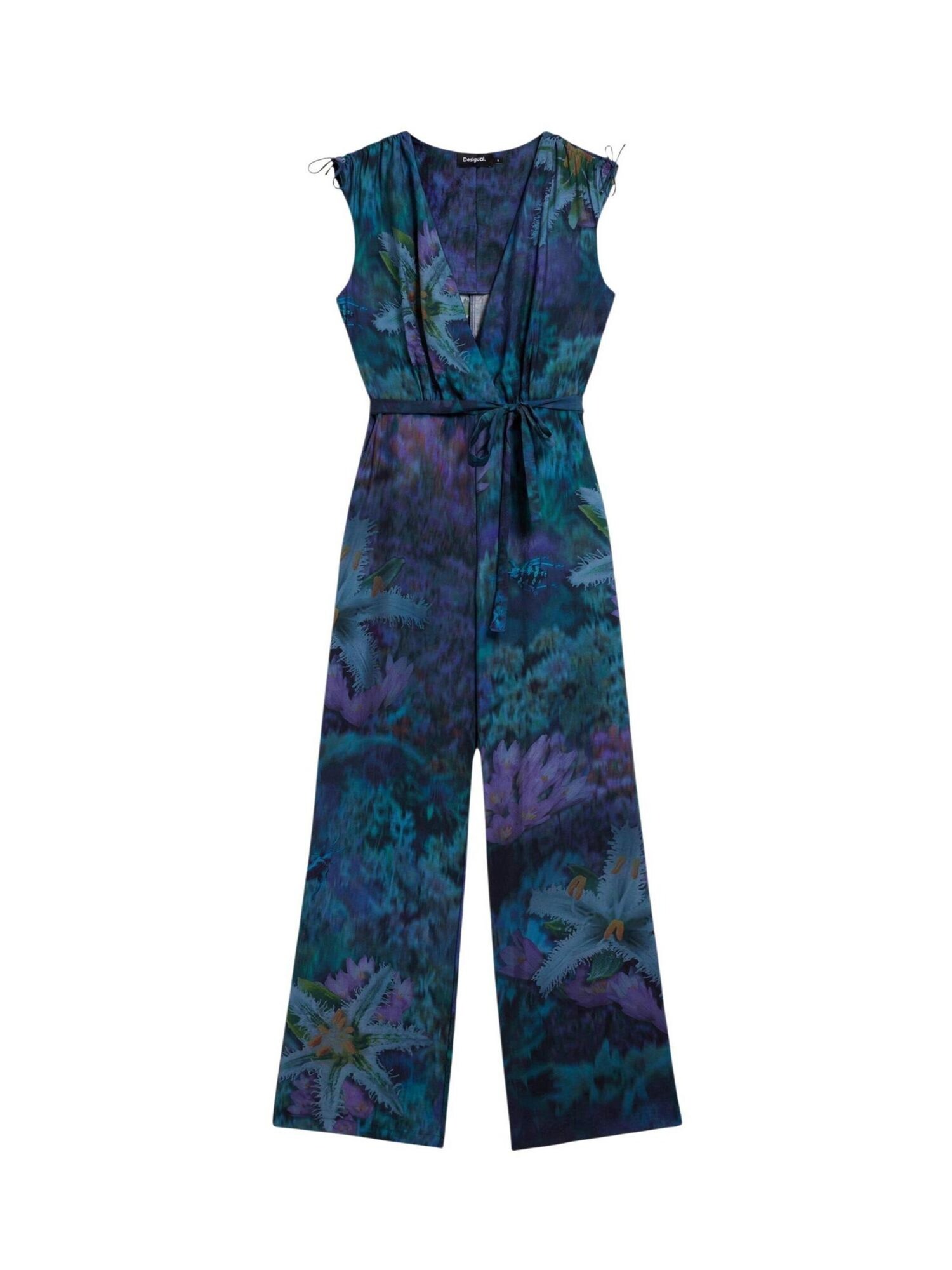 Desigual Jumpsuit 'JUMPSUIT_FLORESAZUL 26SWPW40'  azul cielo