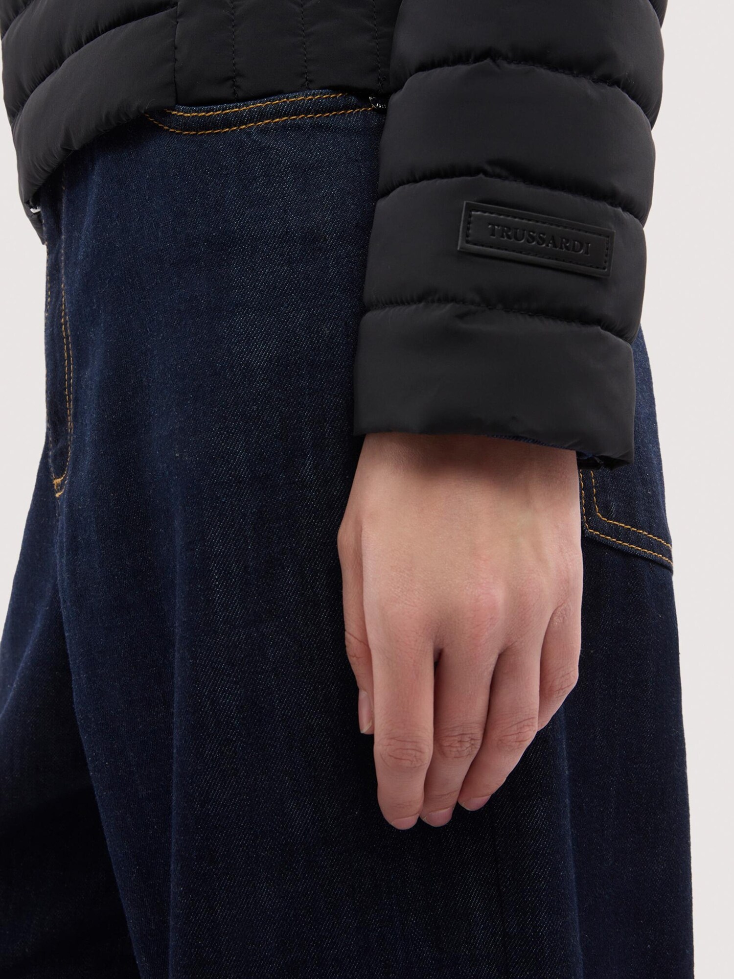 Trussardi Chaqueta de invierno negro – imagen 8