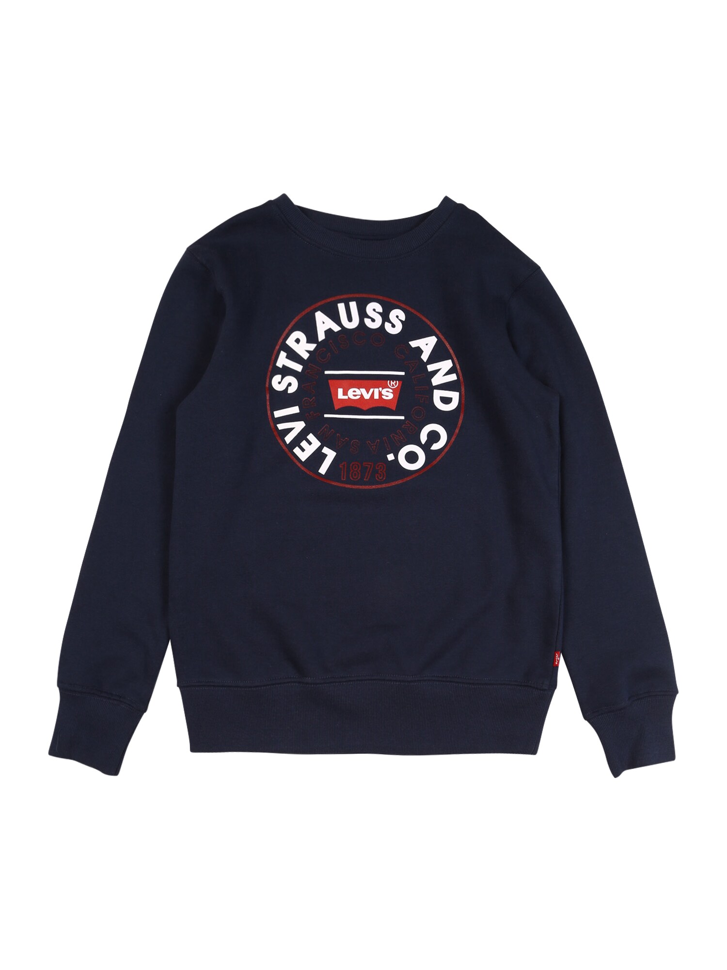LEVI'S Megztinis be užsegimo  raudona / tamsiai mėlyna / balta