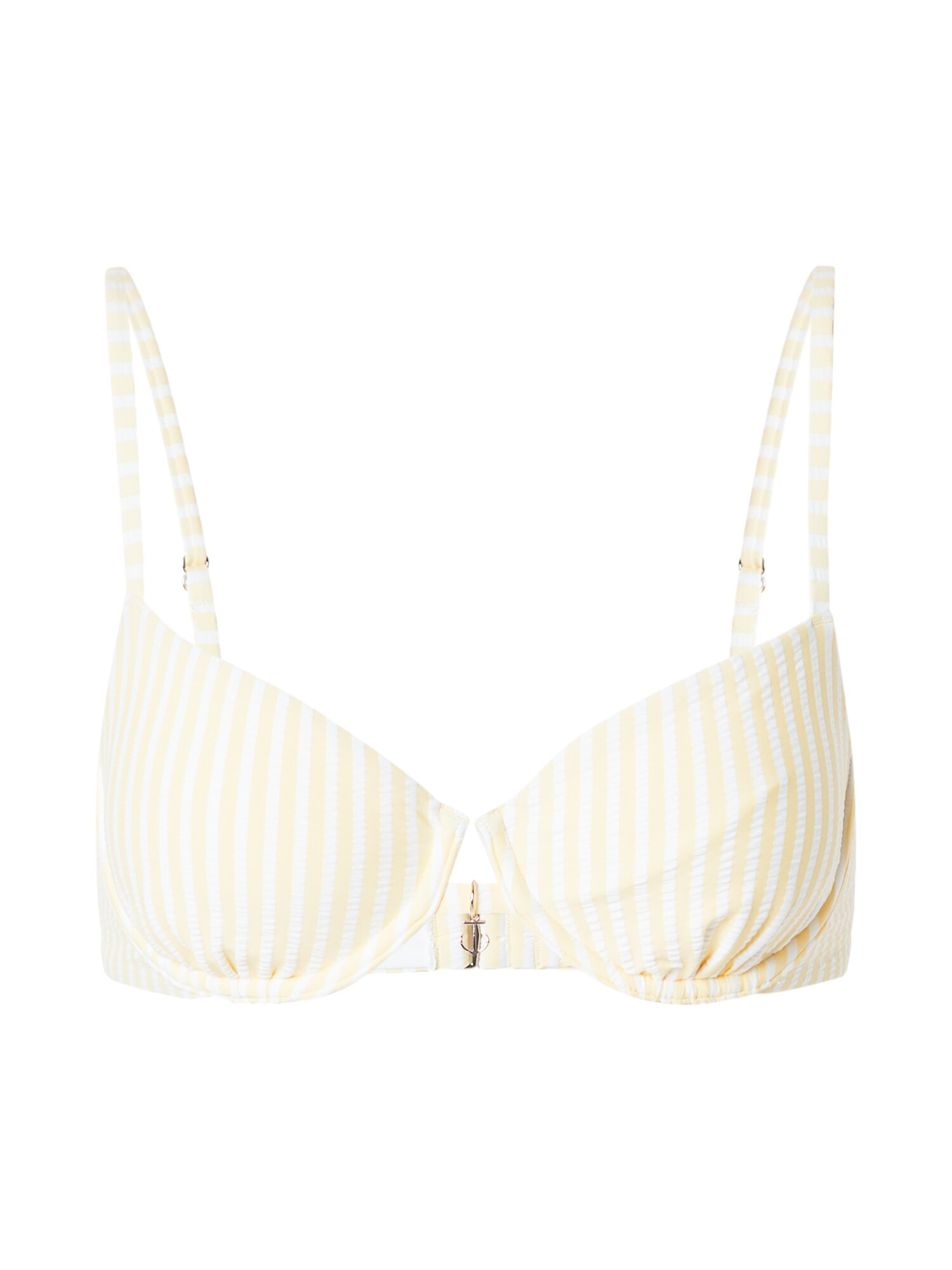 Abercrombie &amp; Fitch Top de bikini  amarillo / blanco