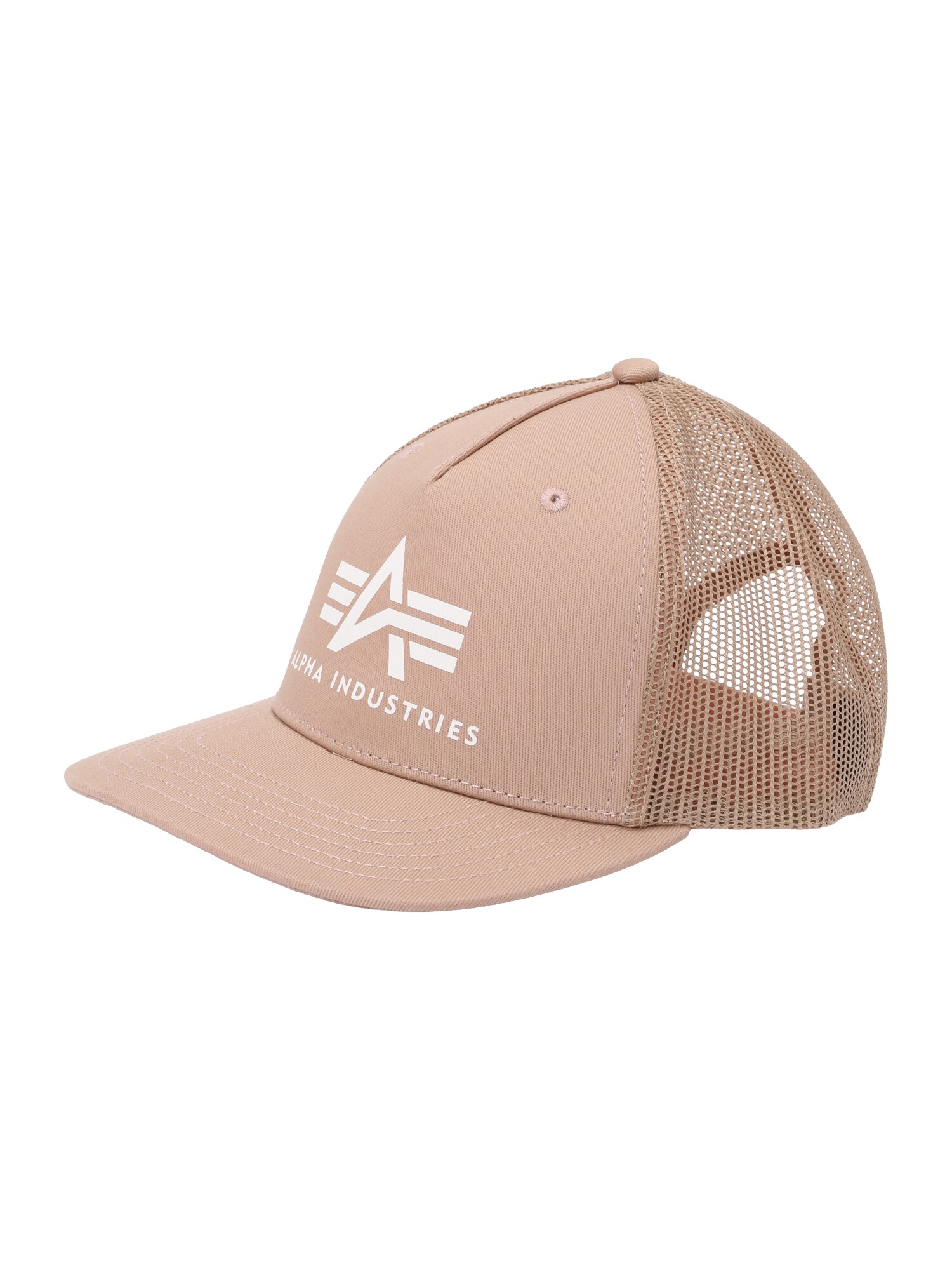 ALPHA INDUSTRIES Șapcă  bej / alb