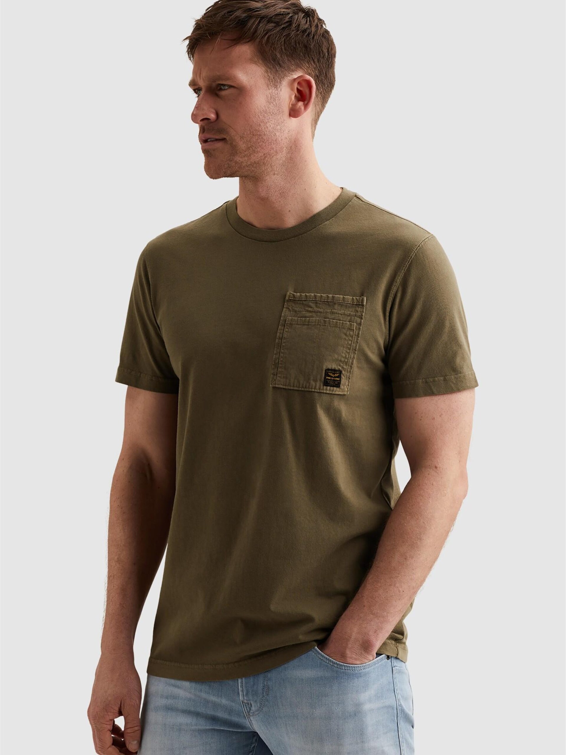 PME Legend T-shirt 'T-shirt with cargo chest pocket' herr
