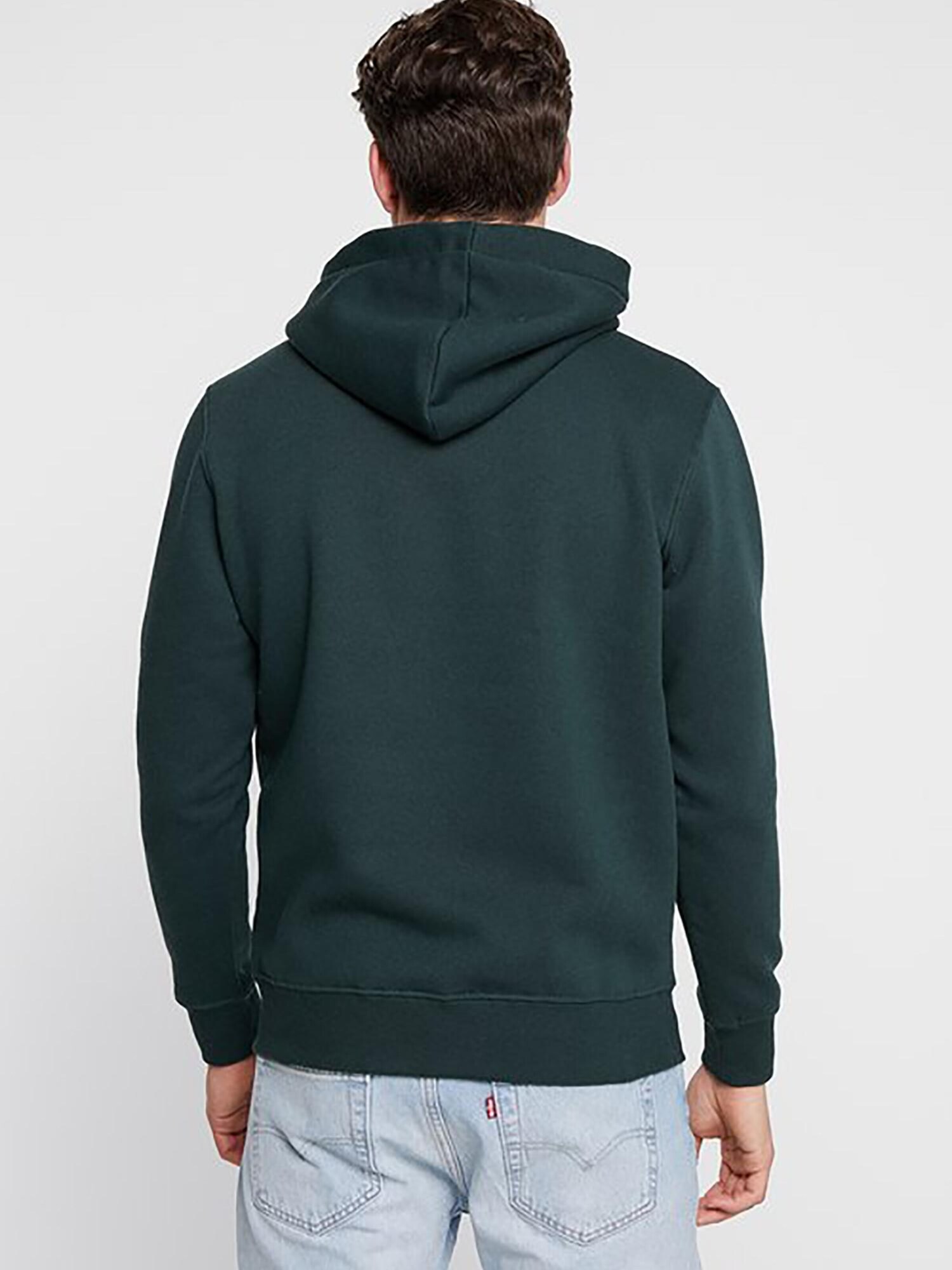 ALPHA INDUSTRIES Sudadera verde oscuro / naranja – imagen 3