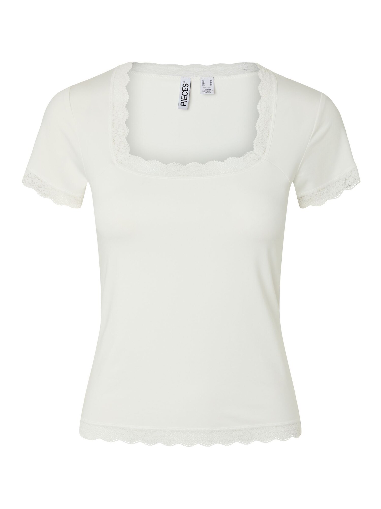 Pieces Shirt 'PCFiffi' Wit