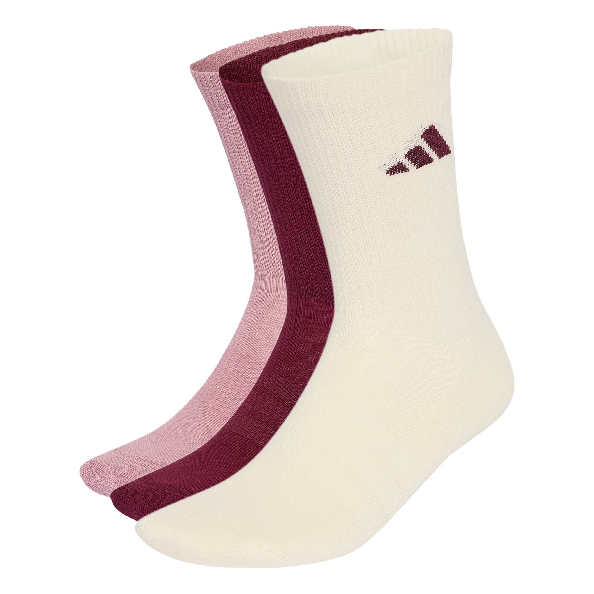 ADIDAS PERFORMANCE Calcetines deportivos 'Ess' crema / pitaya / burdeos